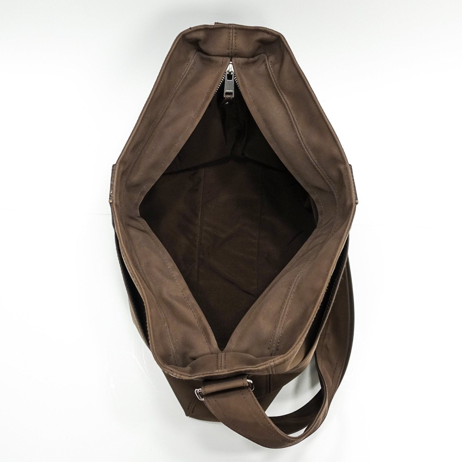 Hermes Brown Acapulco Bassas Men's Bag