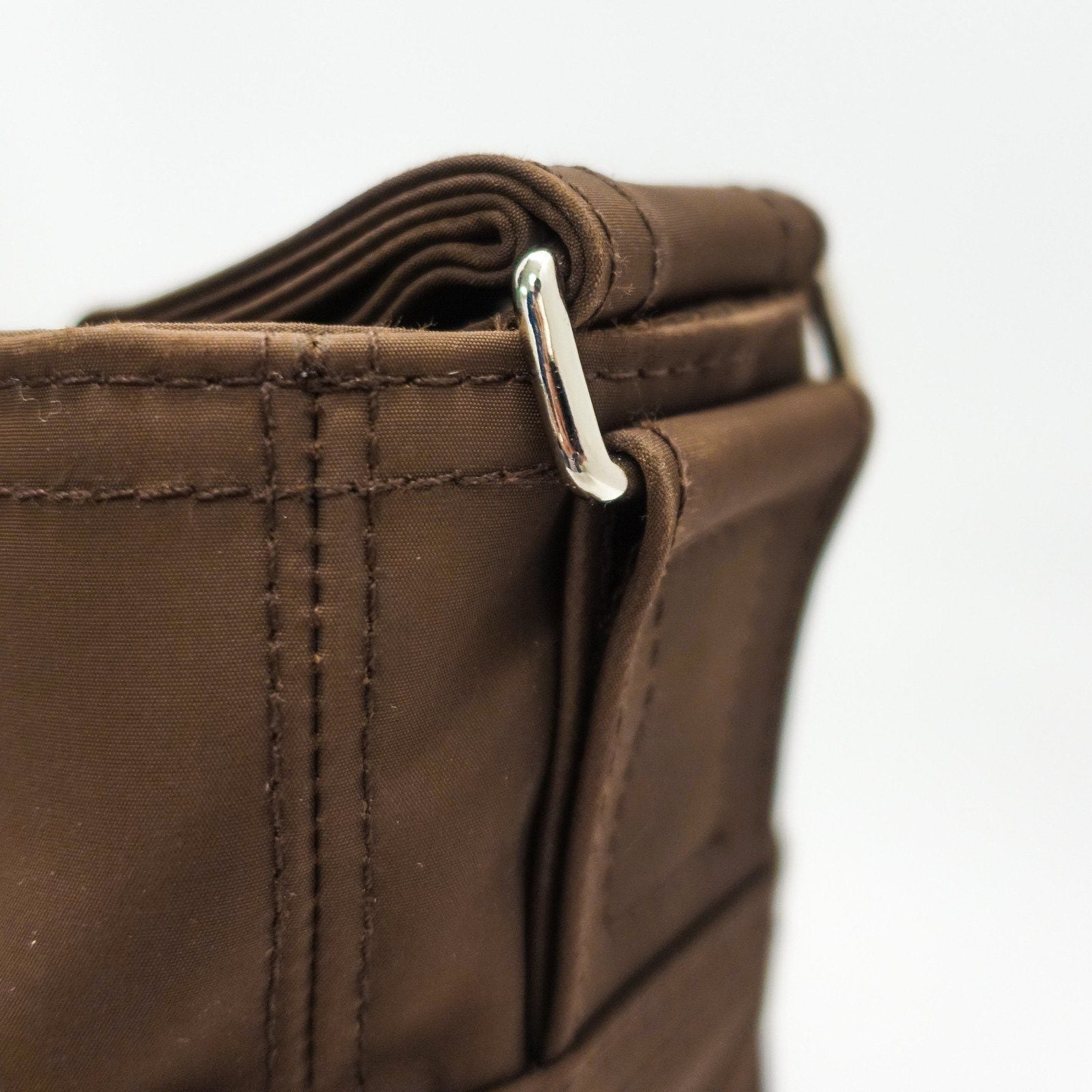 Hermes Brown Acapulco Bassas Men's Bag