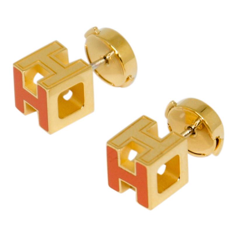 Hermes Cage H Earrings