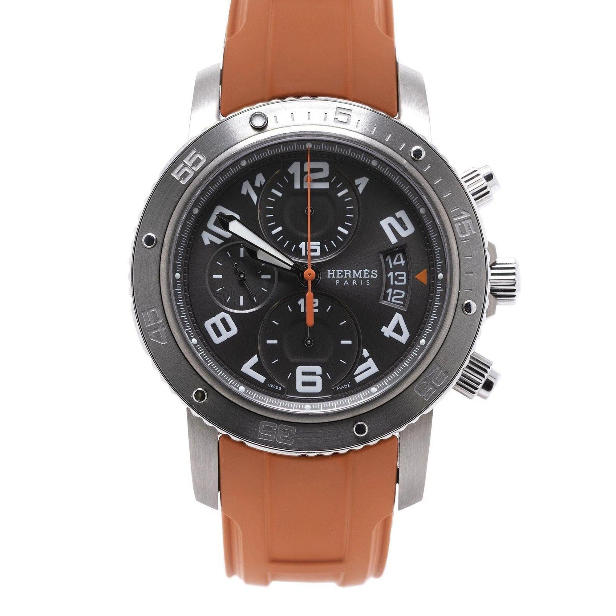 Hermes Clipper Chrono Maxi 44 Watch