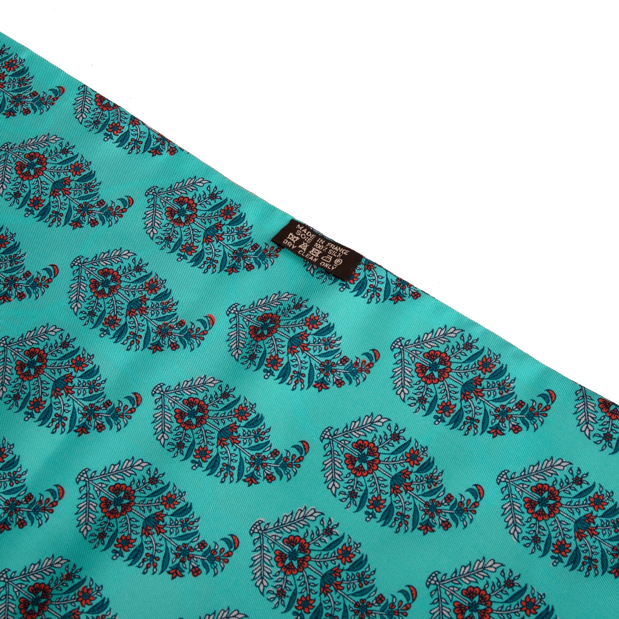 Hermes 'Coup De Fouet Au Bloc' Maxi-Twilly Cut Scarf w/ Box