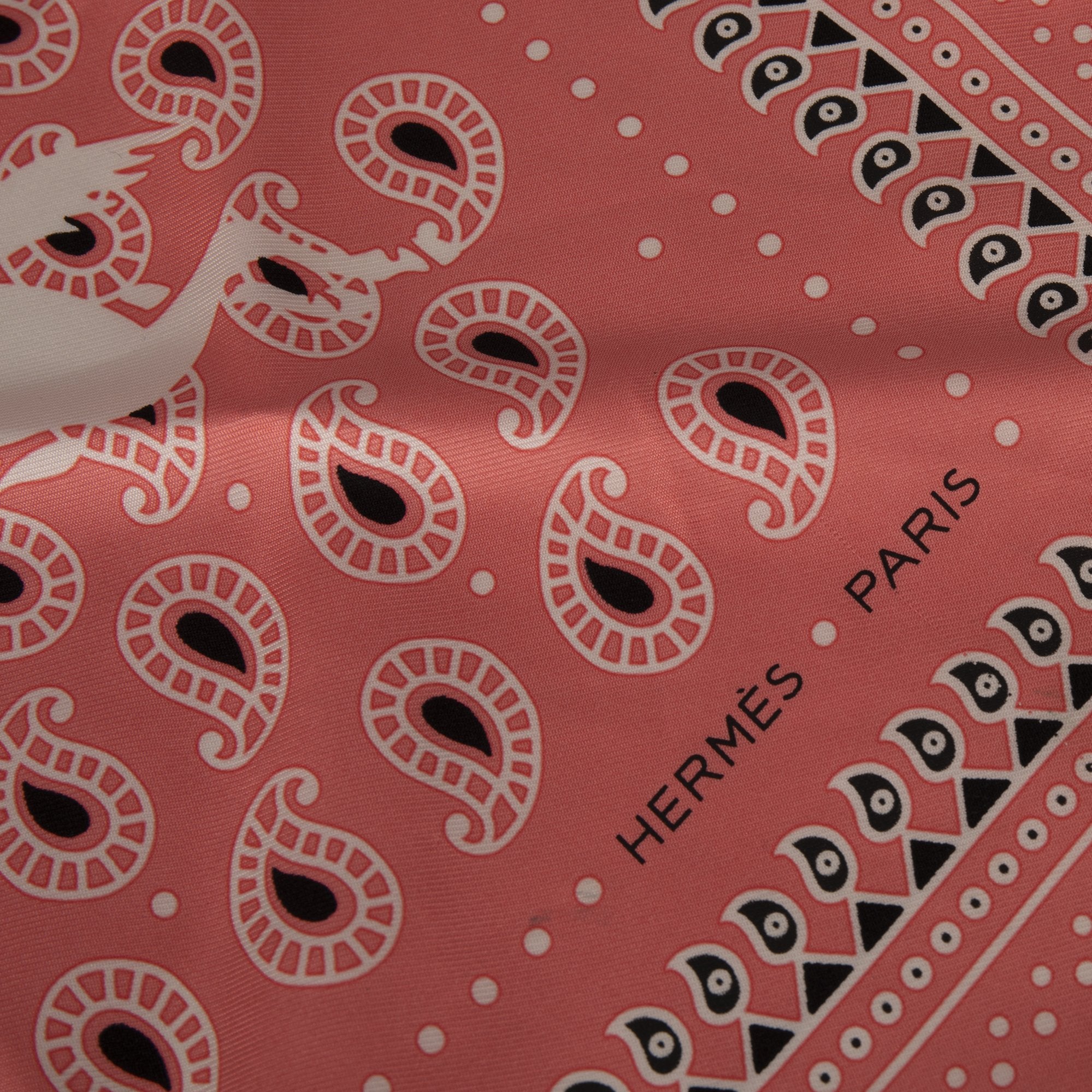 Hermes "Ecuries Parisiennes" Bandana Silk Scarf w/ Box