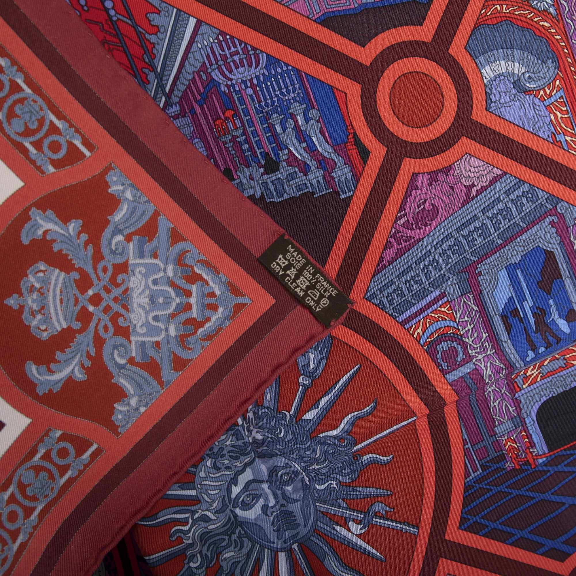 Hermes "Flanerie a Versailles" Silk Scarf w/ Box