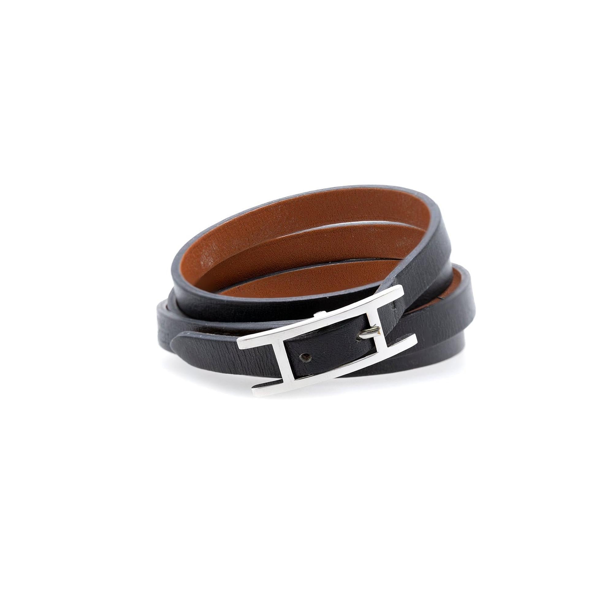 Hermes Hapi 3 Wrap Bracelet