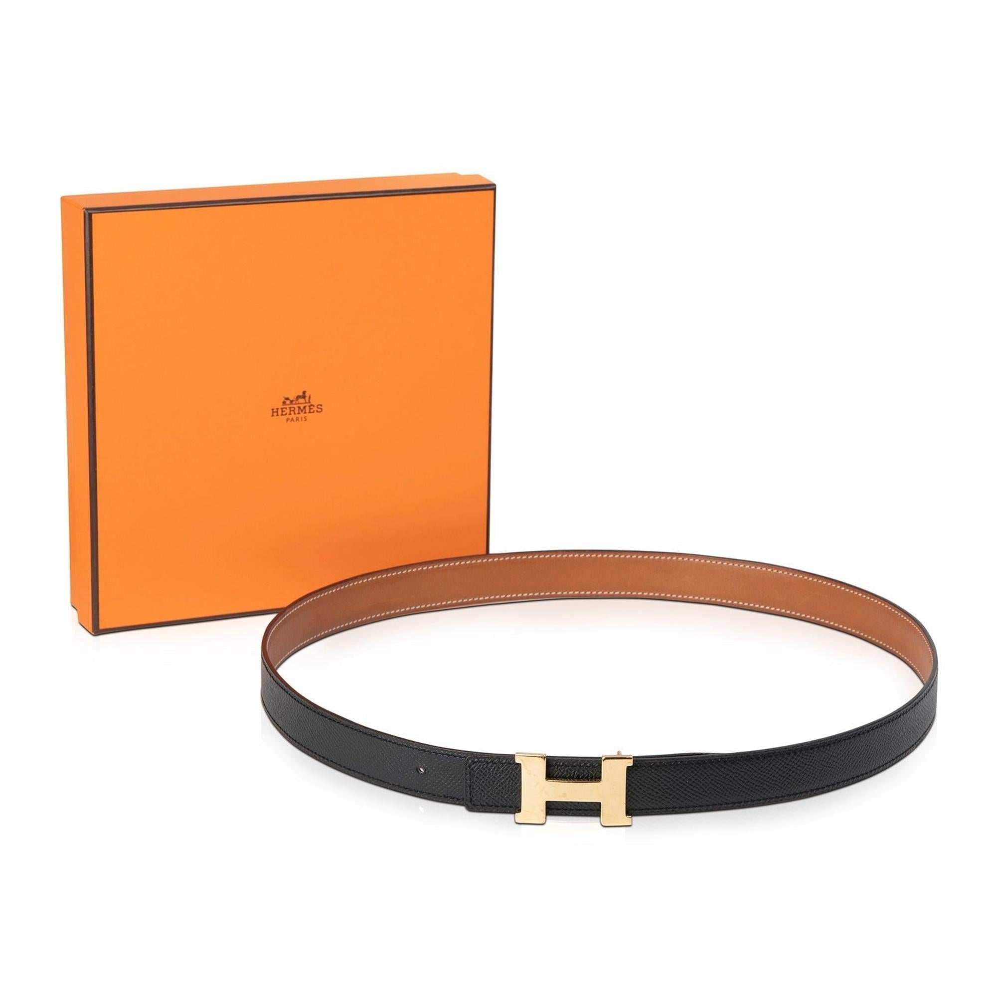 Hermes Mini Constance Reversible 24 mm H Belt w/ Box – Oliver