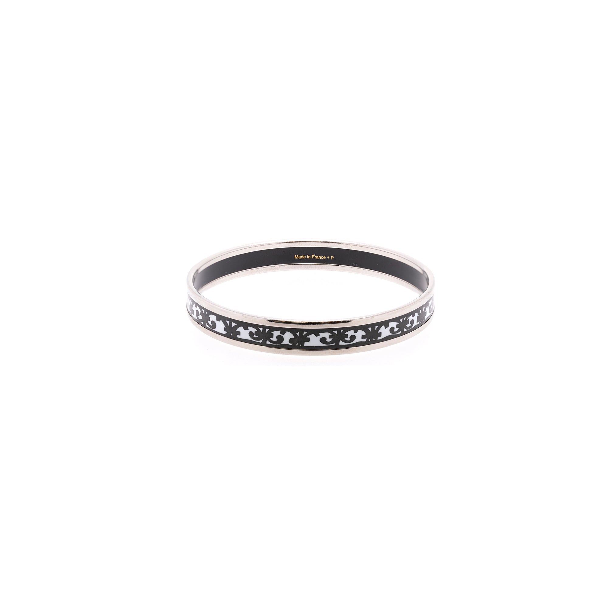 Hermes Narrow Enamel Bangle