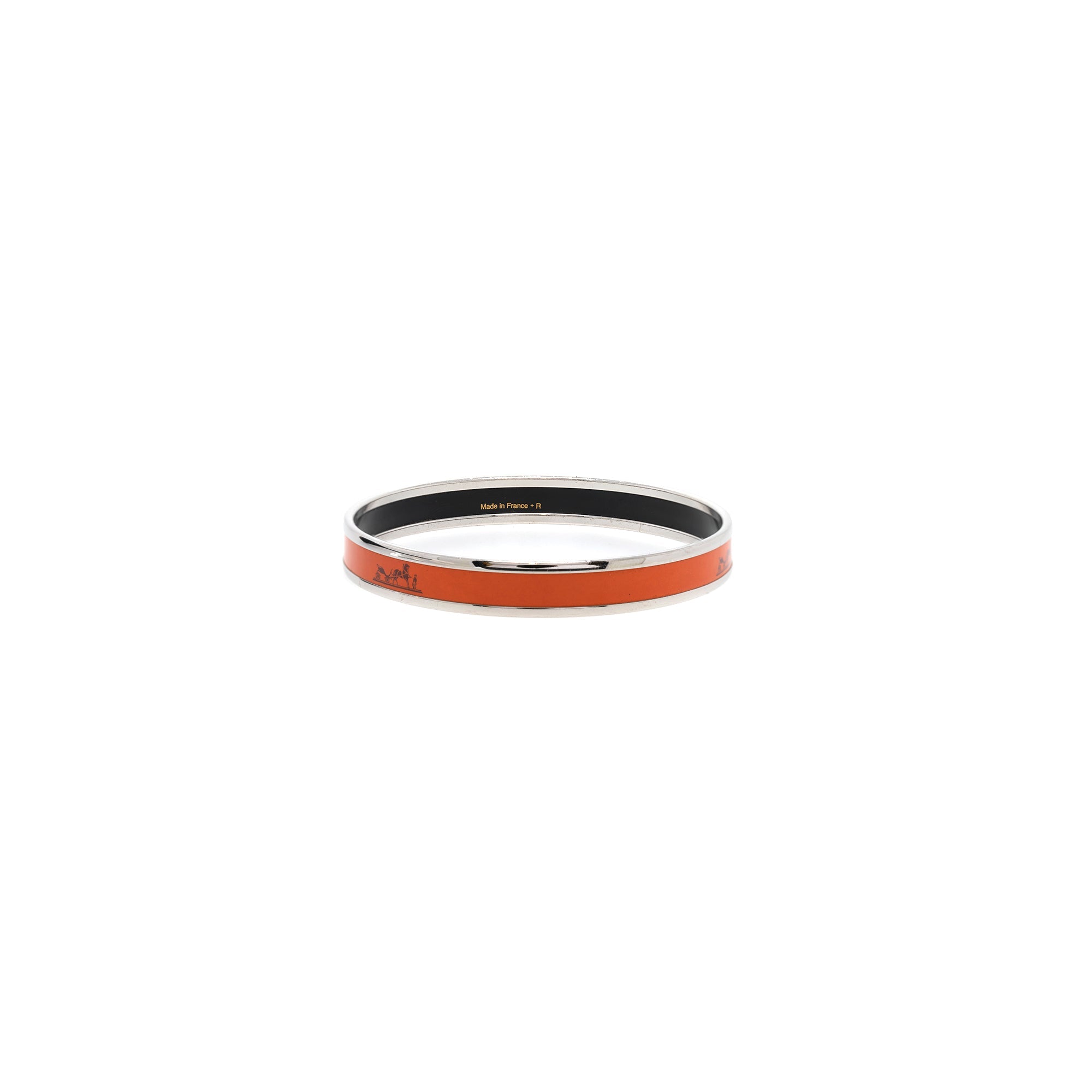 Hermes Narrow Enamel Bangle