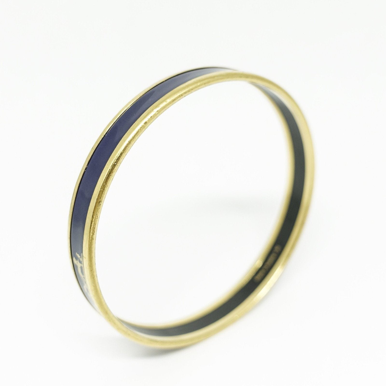 Hermes Narrow Enamel Bangle
