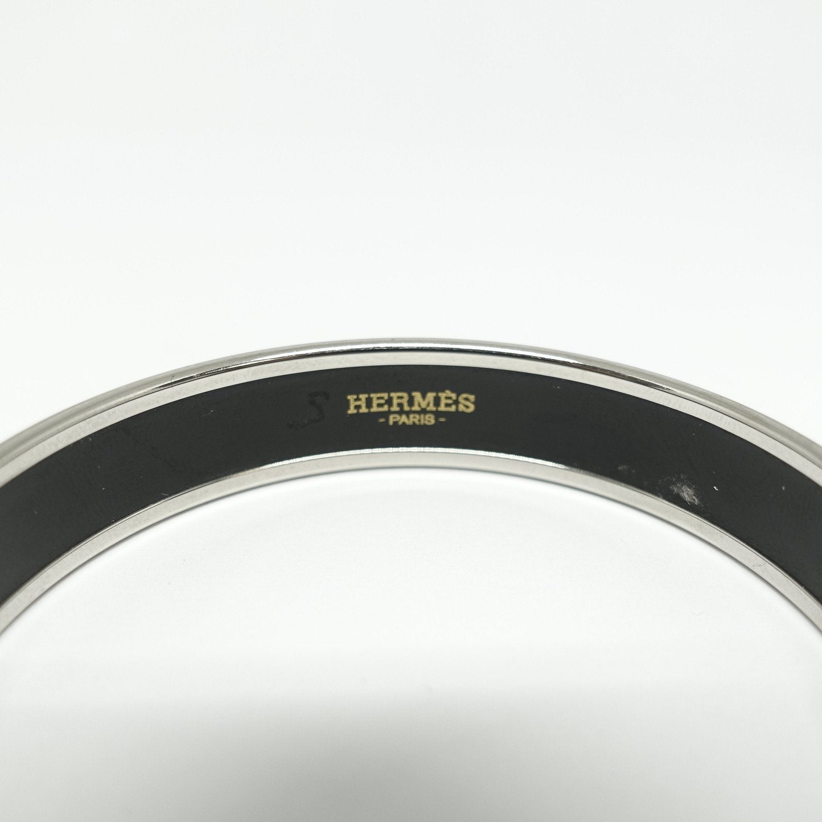 Hermes Narrow Enamel Bangle Bracelet