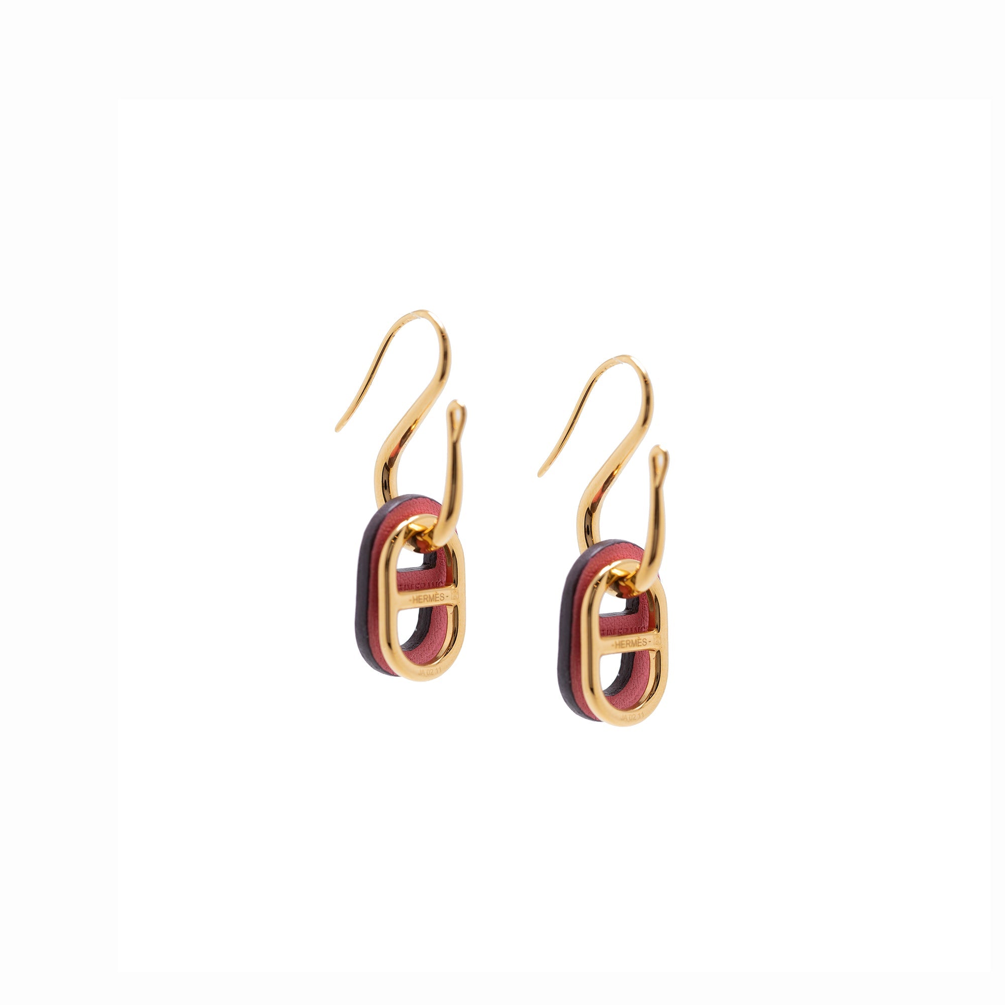Hermes O'Maillon Drop Earrings w/ Box