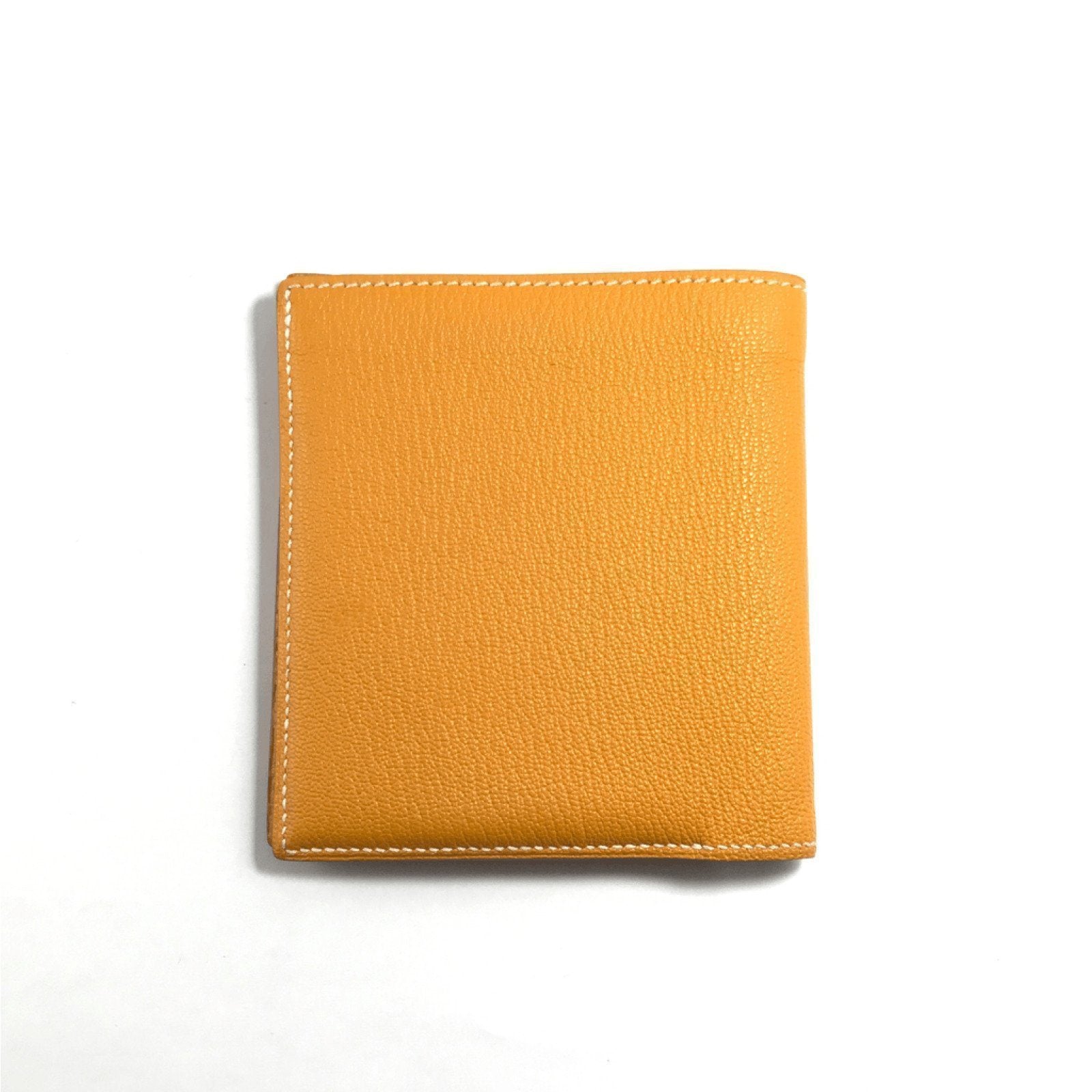 Hermes Orange Mini Evelyn Wallet