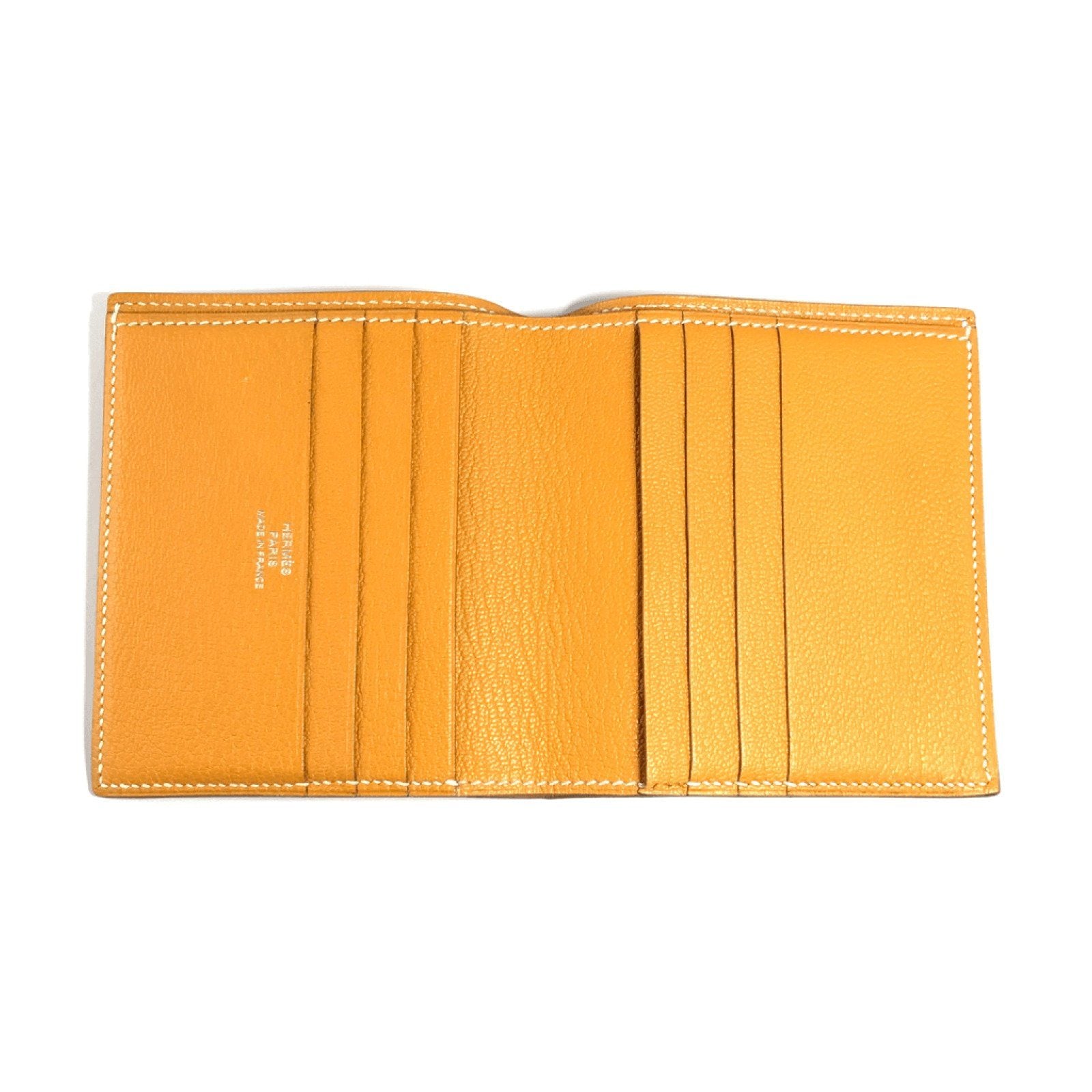 Hermes Orange Mini Evelyn Wallet