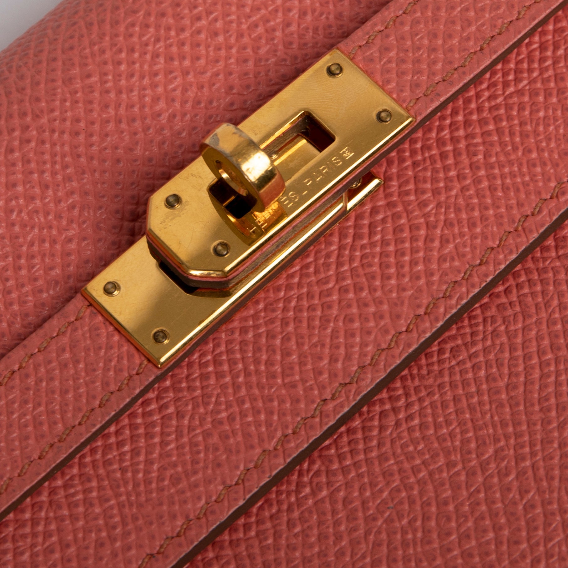 Hermes Pink Togo Classic Kelly Wallet w/ Box