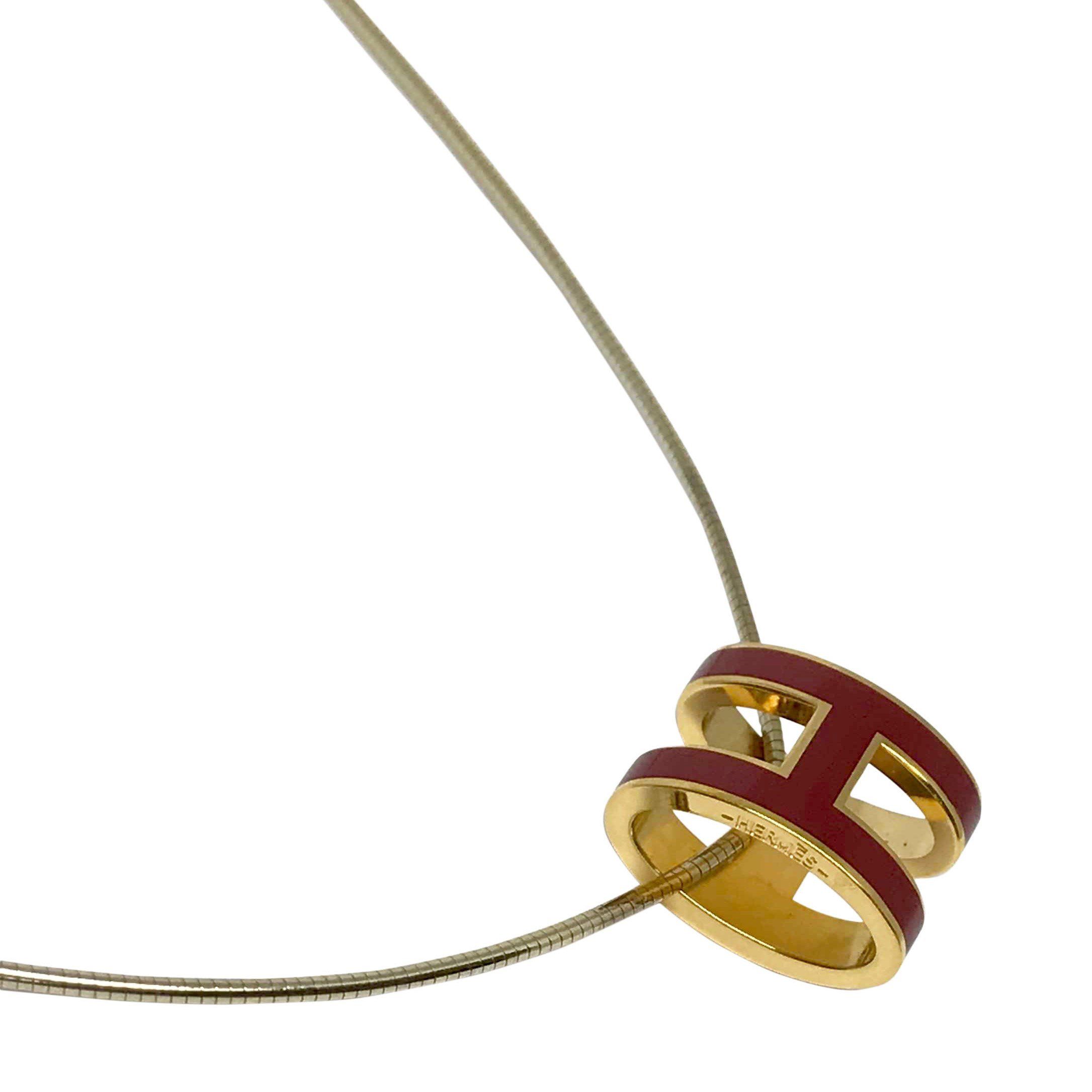 Hermes Pop H Pendant Necklace