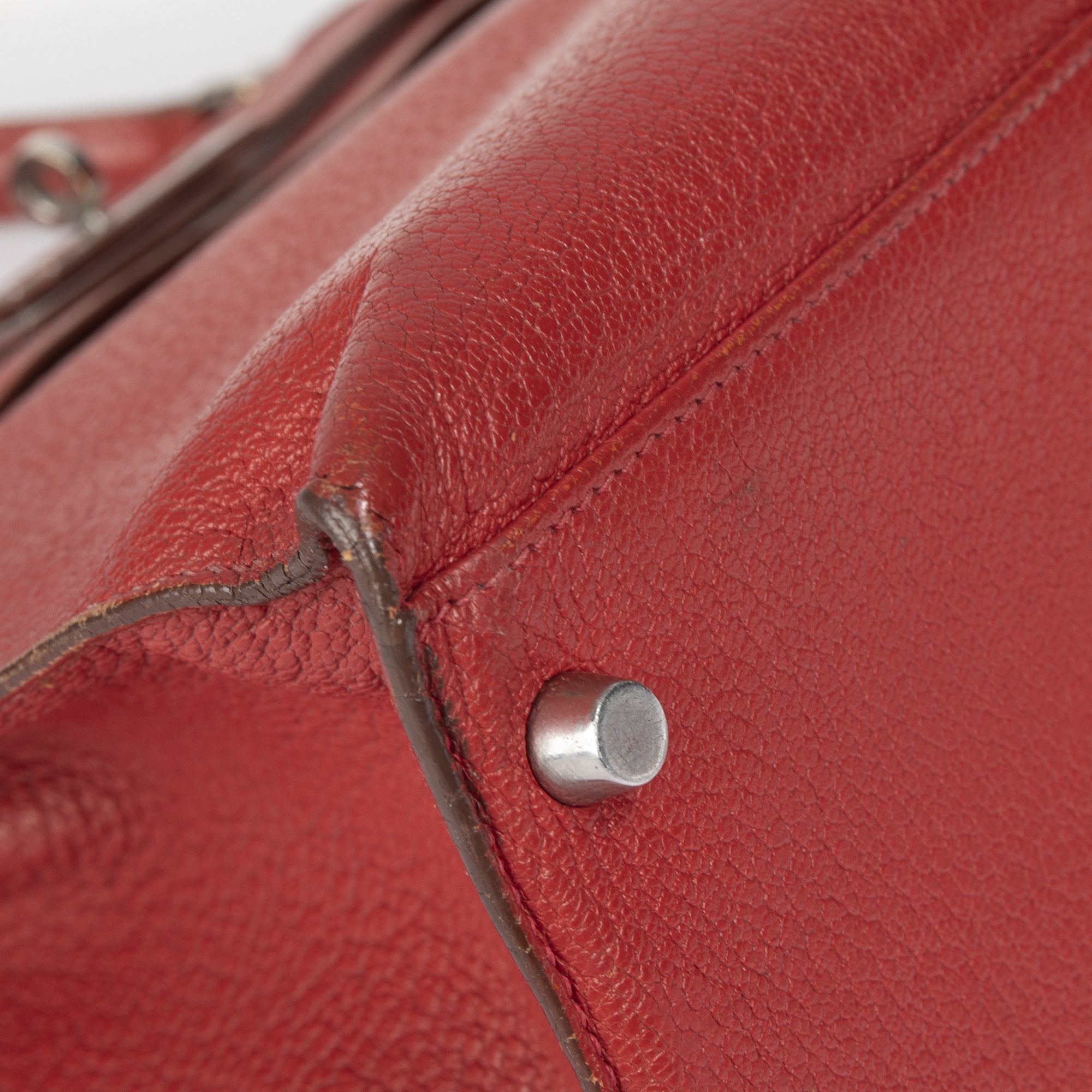 Hermes Red Chevre Mysore Kelly 32