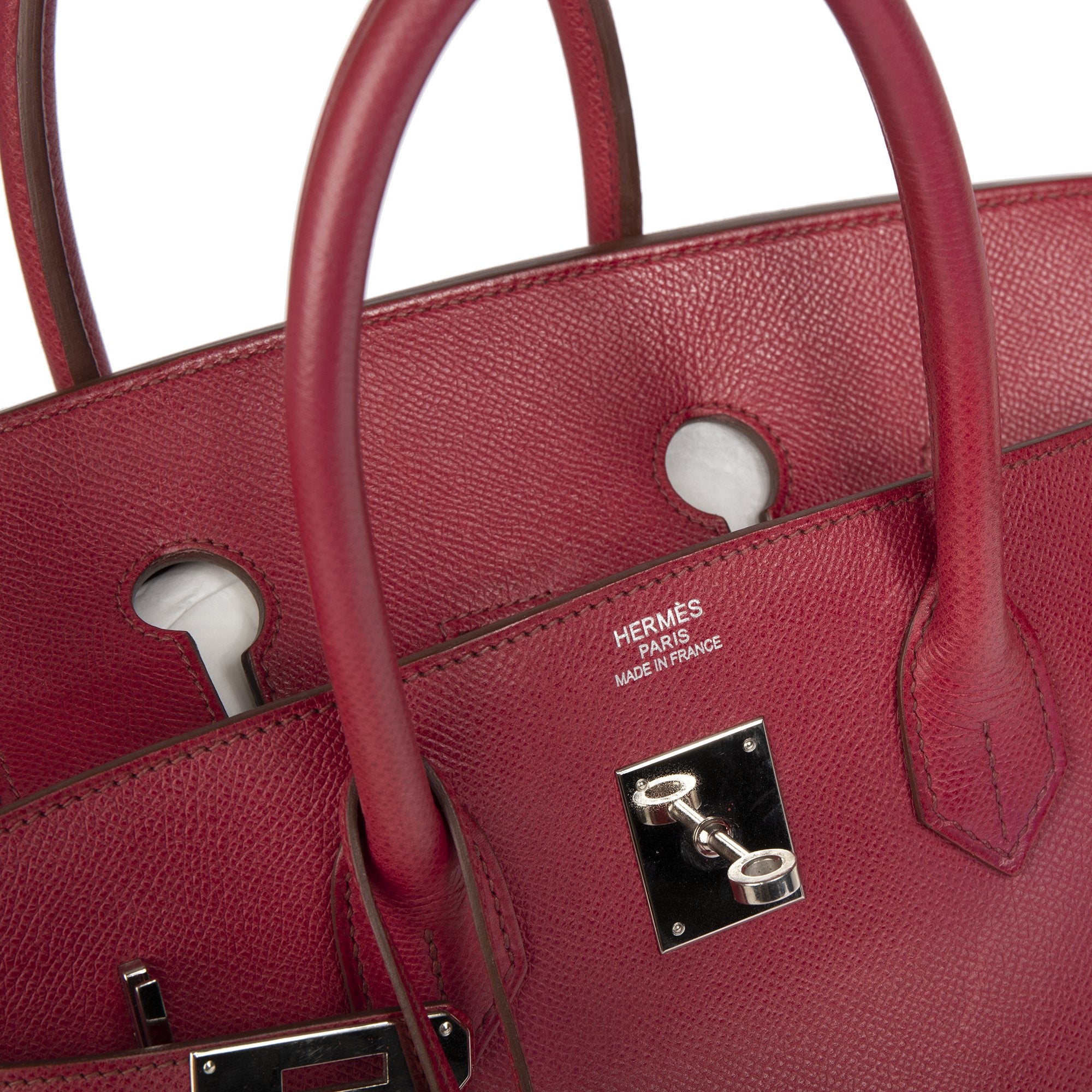 Hermes Rouge Grenat Epsom Birkin 35
