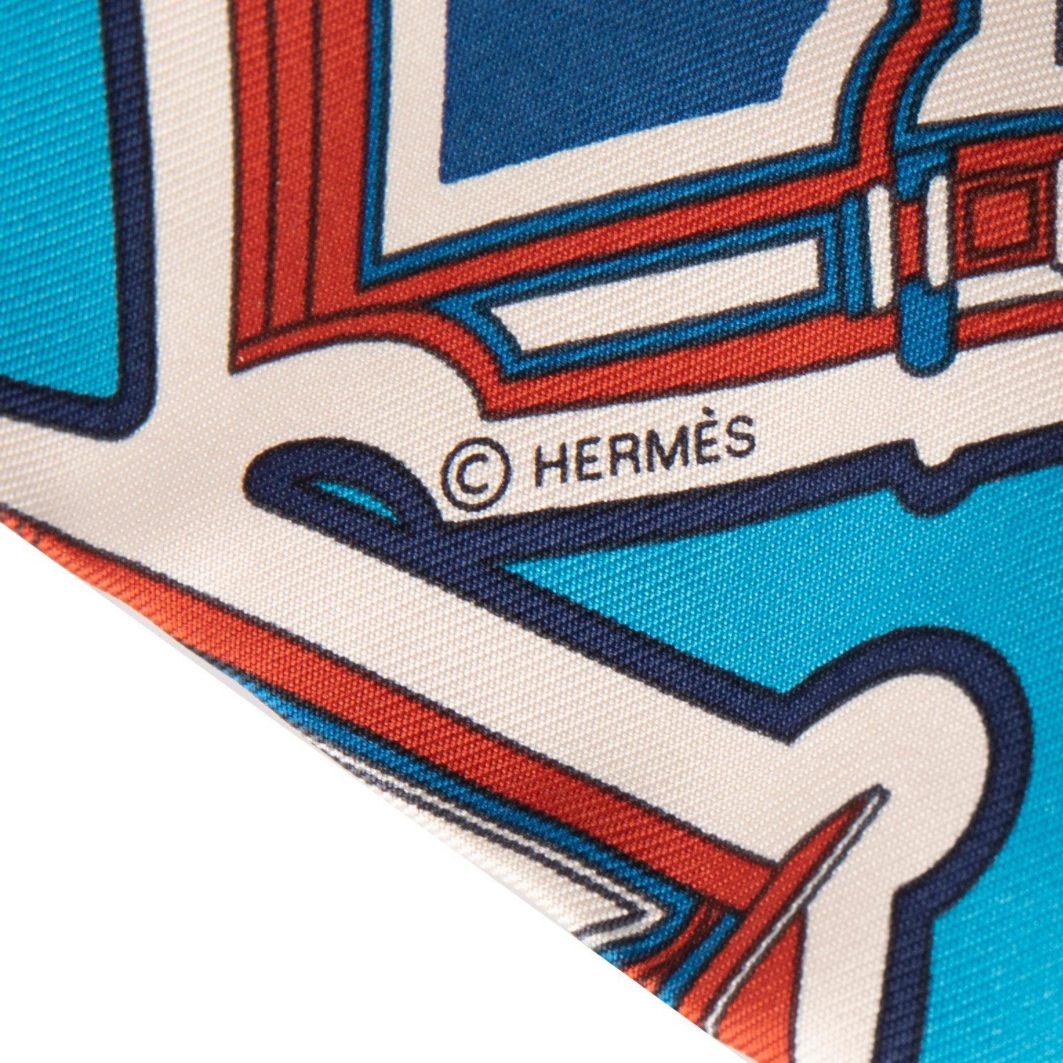 Hermes Silky Pocket Cosmetic Pouch w/ Receipt