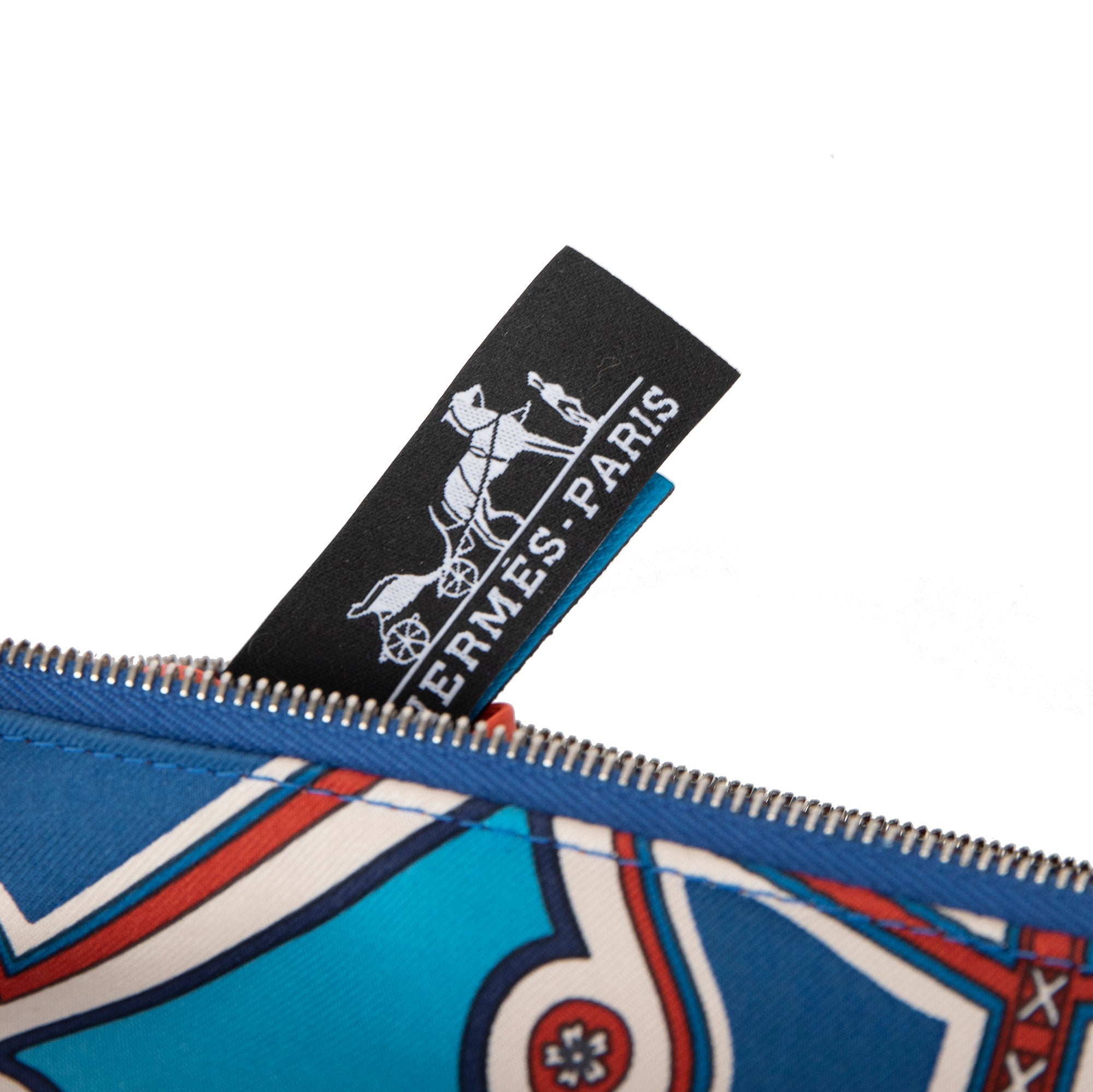 Hermes Silky Pocket Cosmetic Pouch w/ Receipt