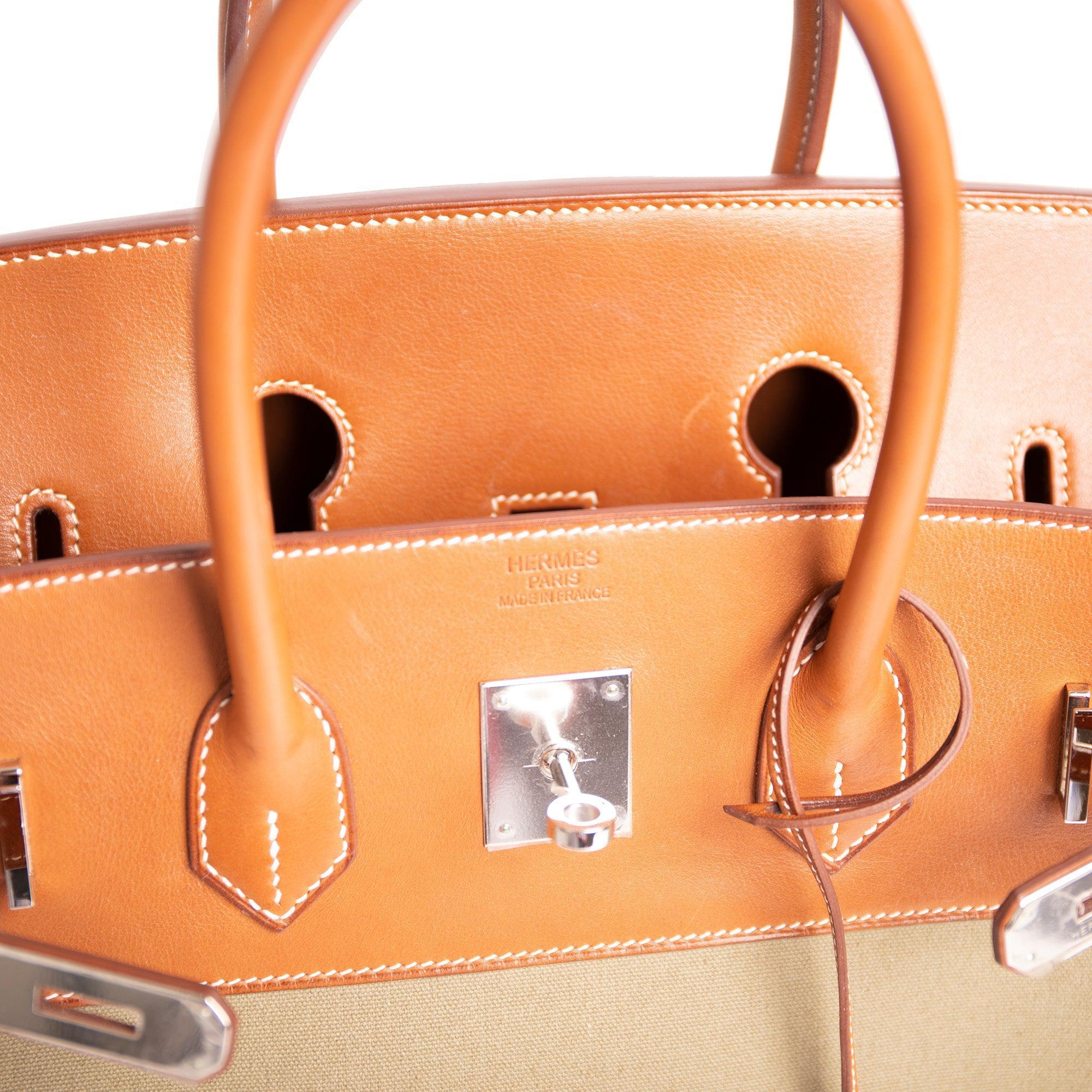 Hermes Toile Officier & Barenia Birkin 35