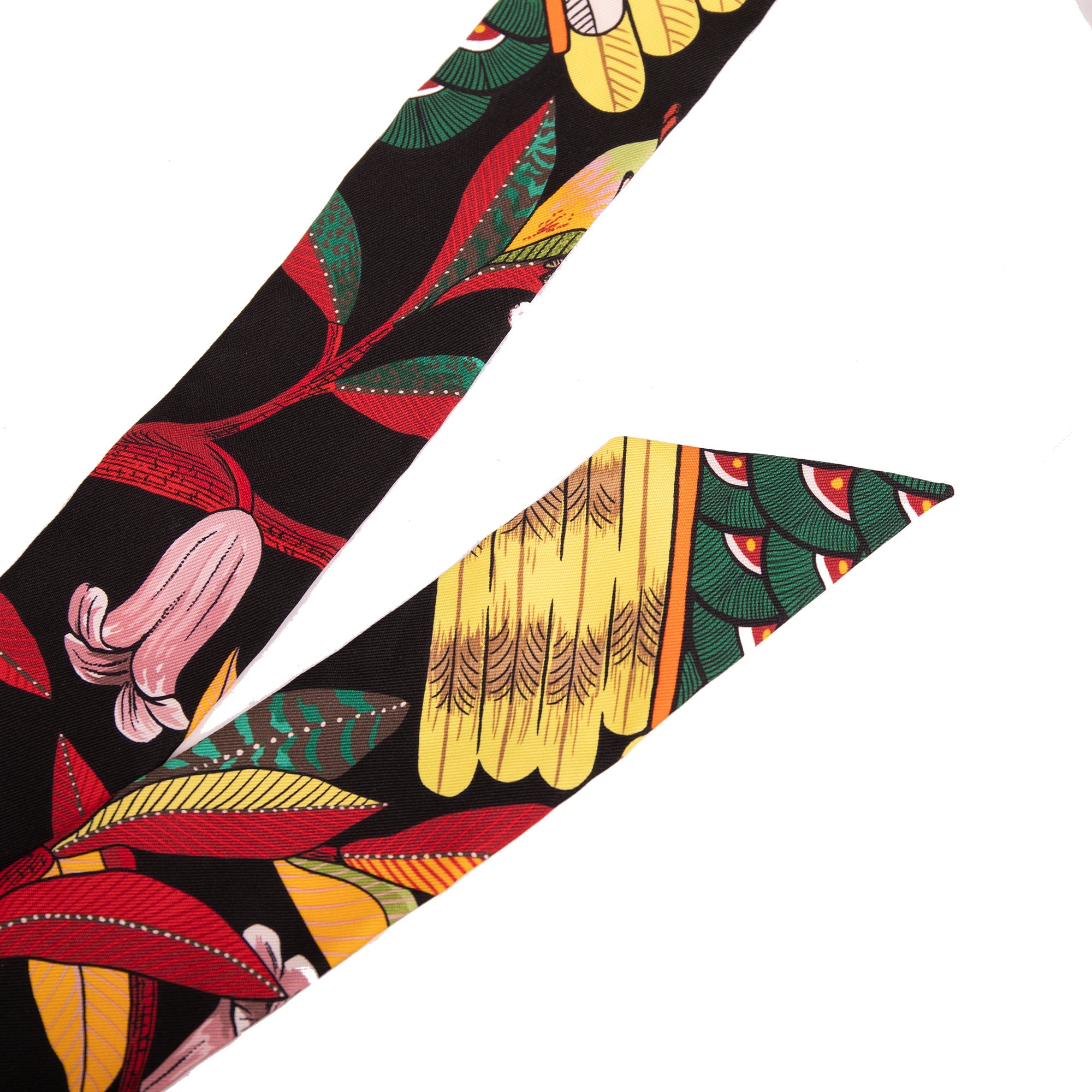 Hermes Tree of Song Silk Twilly w/ Box