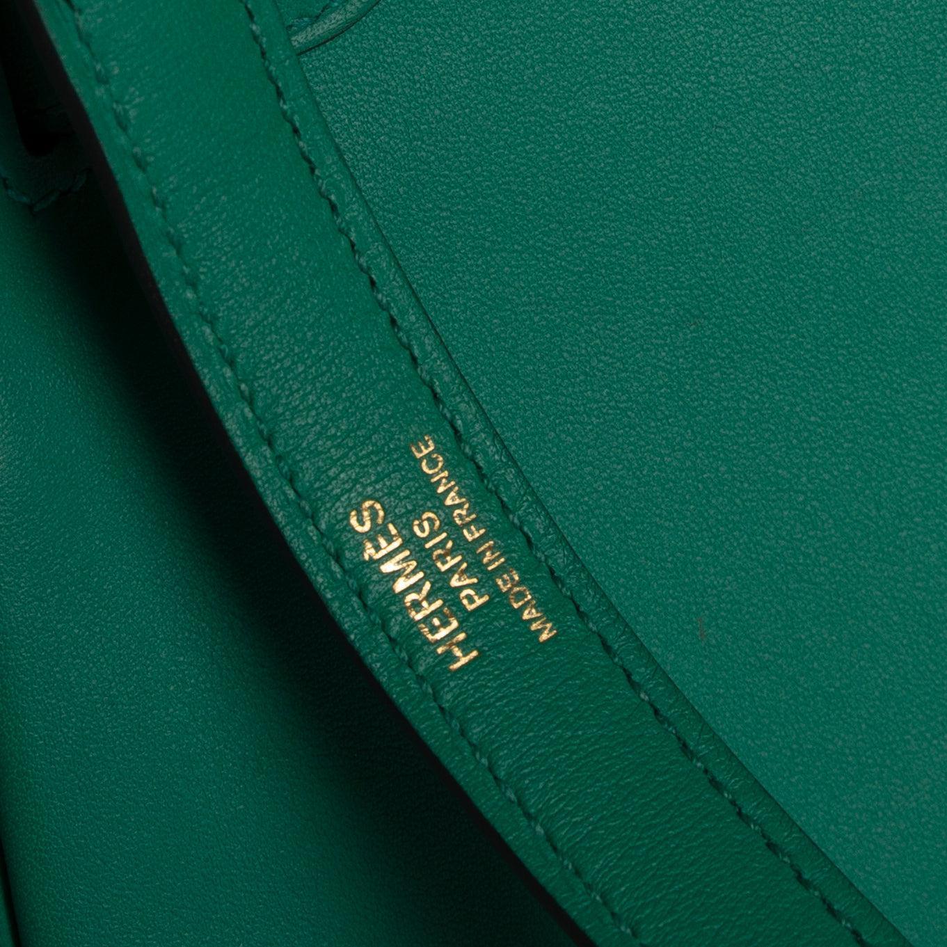 Hermes Vert Vertigo Swift Kelly II Retourne 25 w/ Box & Receipt