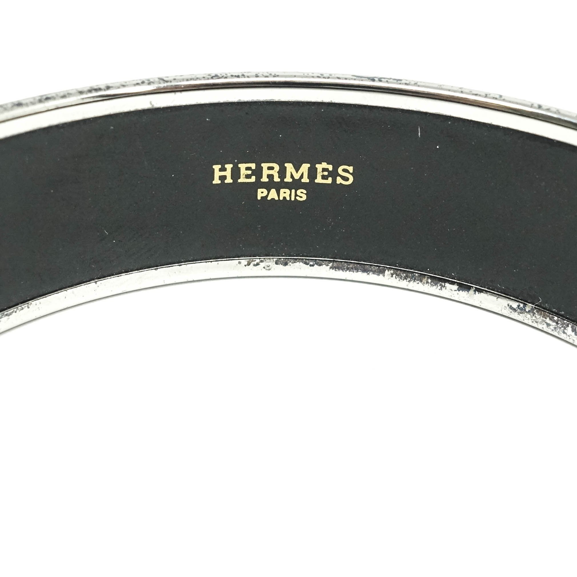 Hermes Wide Enamel Bracelet