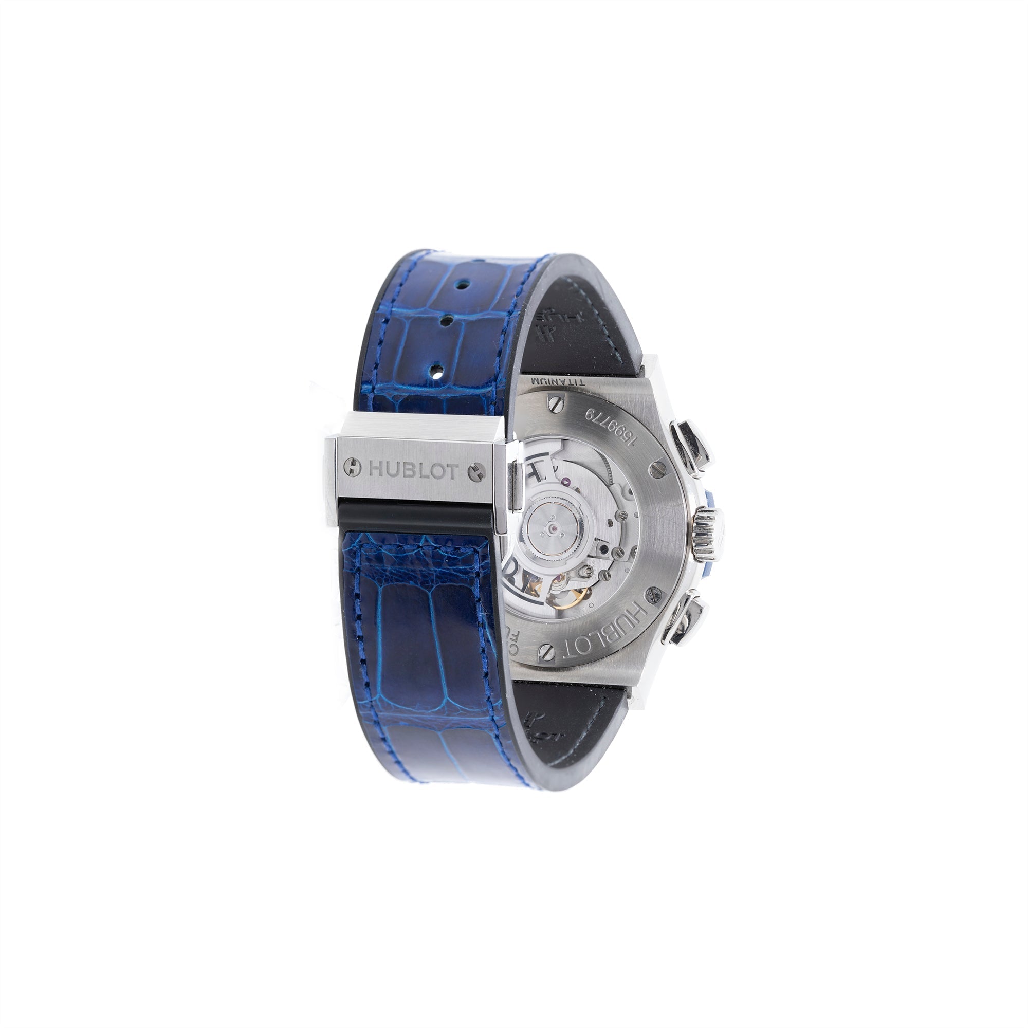 Hublot Titanium Classic Fusion Chronograph 42 MM Watch w/ Box, Card & Extra Strap