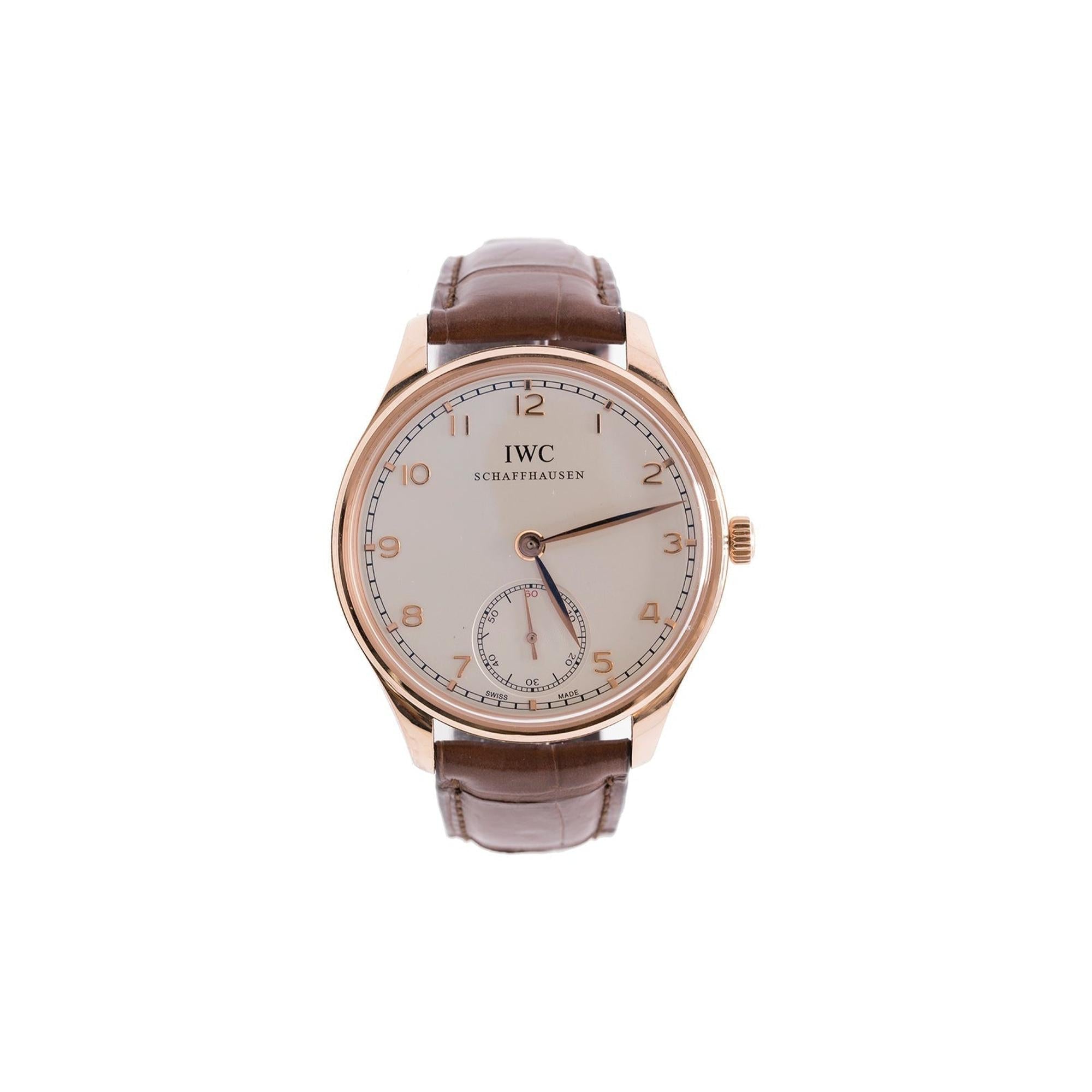 IWC 18k Rose Gold Portuguese Automatic Watch