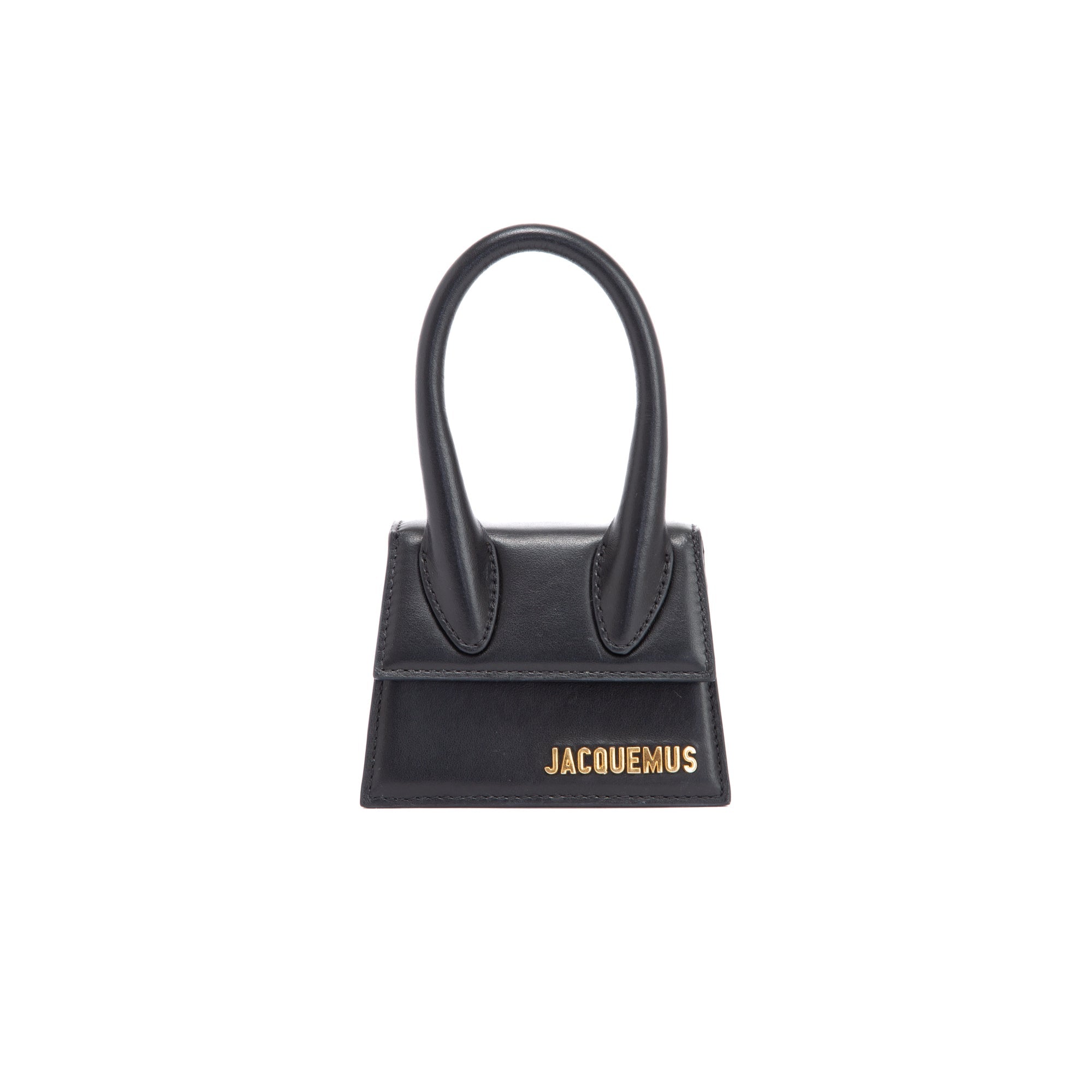 Jacquemus Mini Signature Leather Le Chiquito Handle Bag w/ Strap