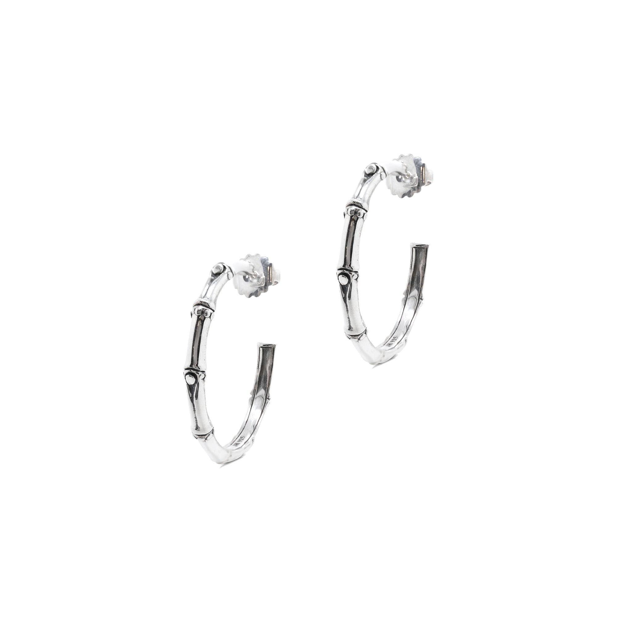 John Hardy Bamboo Hoop Earrings