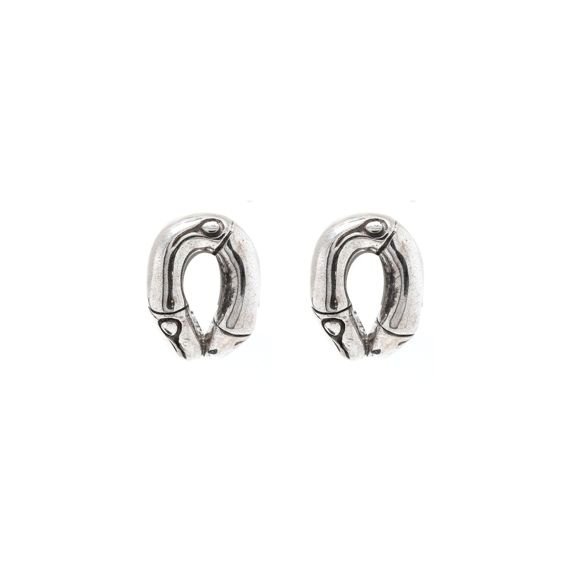 John Hardy Bamboo J Triple Hoop Earrings
