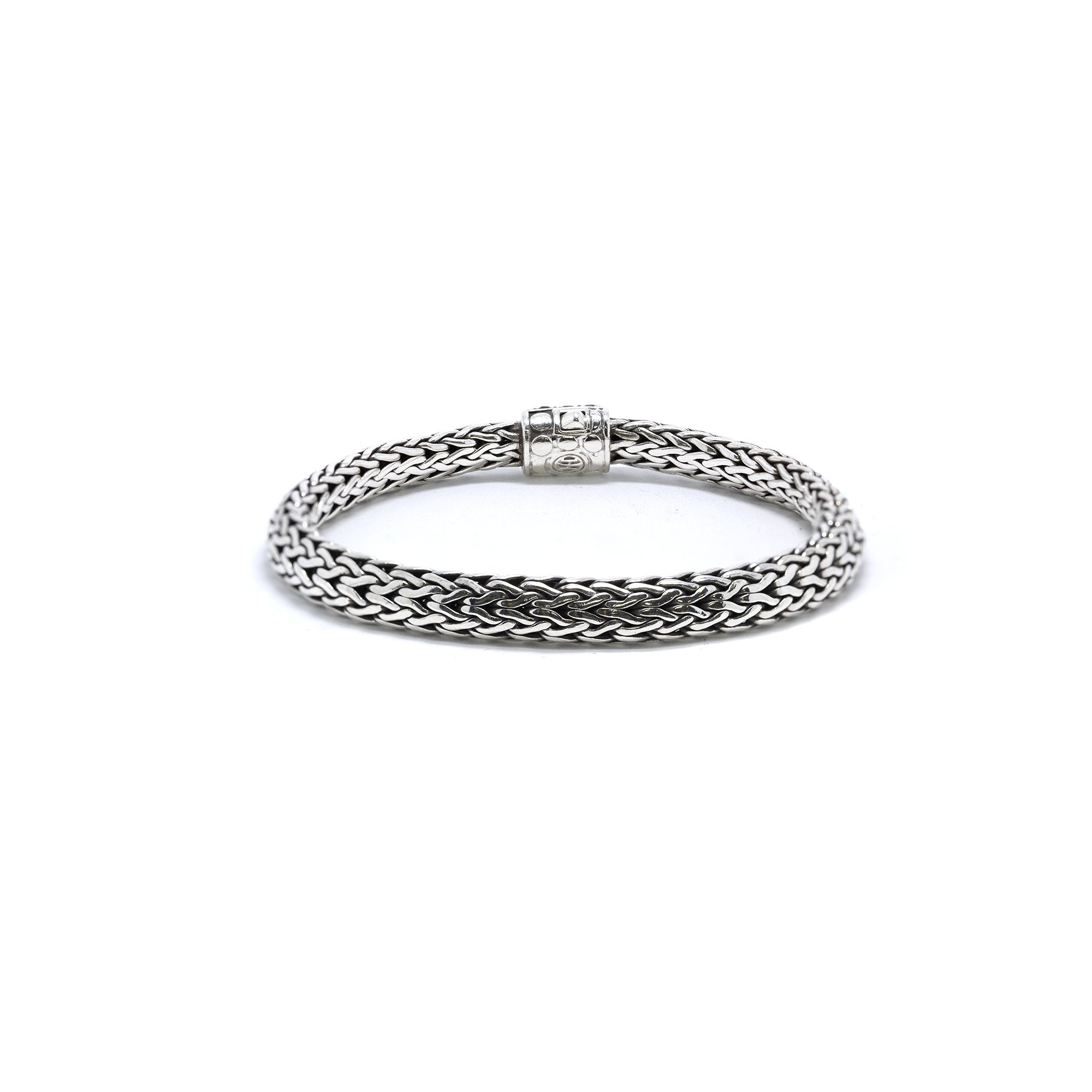 John Hardy Classic Chain Bracelet with Black Sapphires