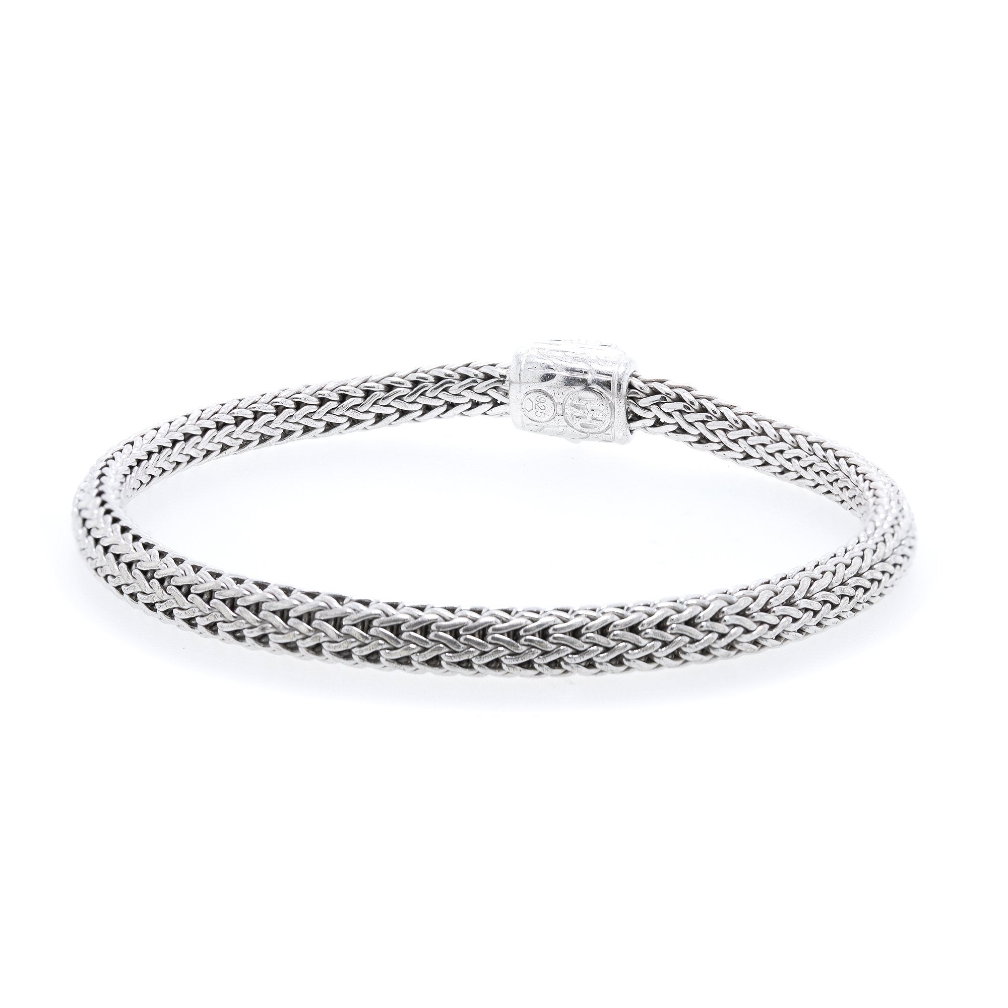 John Hardy Classic Chain Bracelet with Blue Sapphires