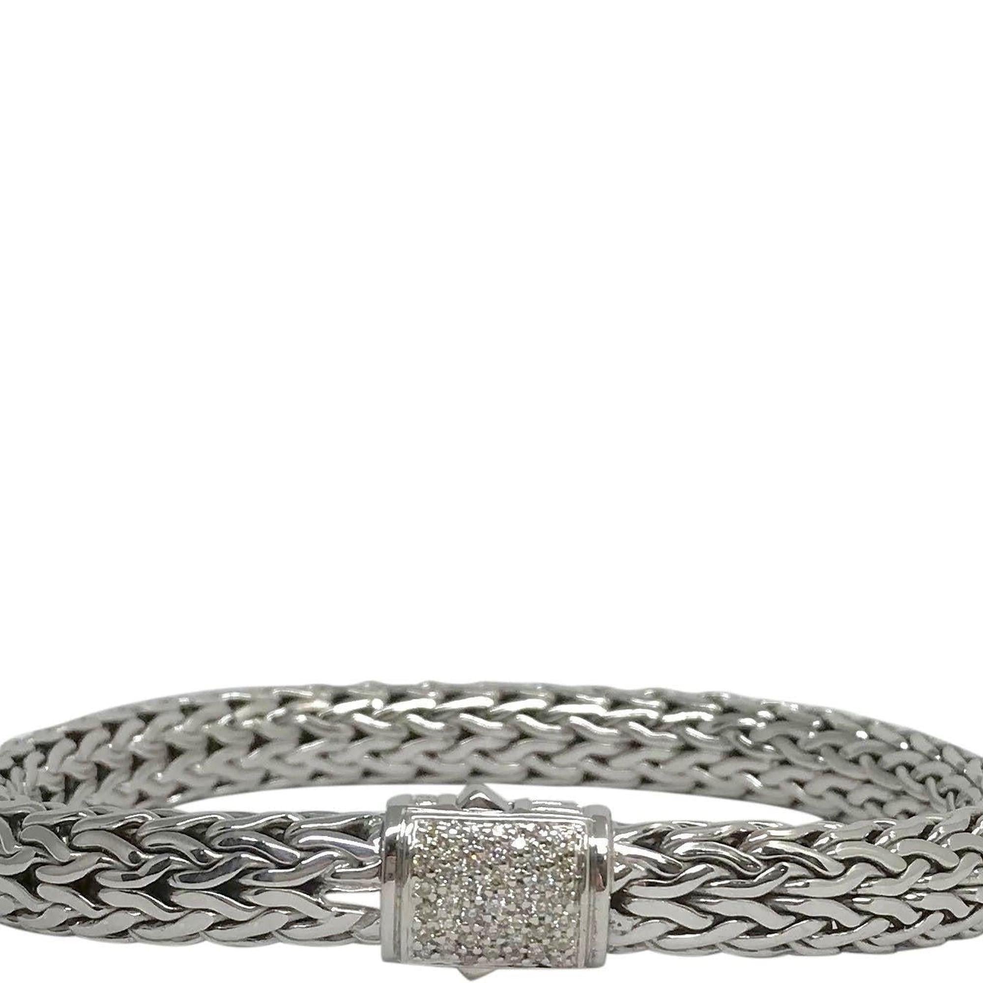 John Hardy Classic Chain Bracelet with Diamonds