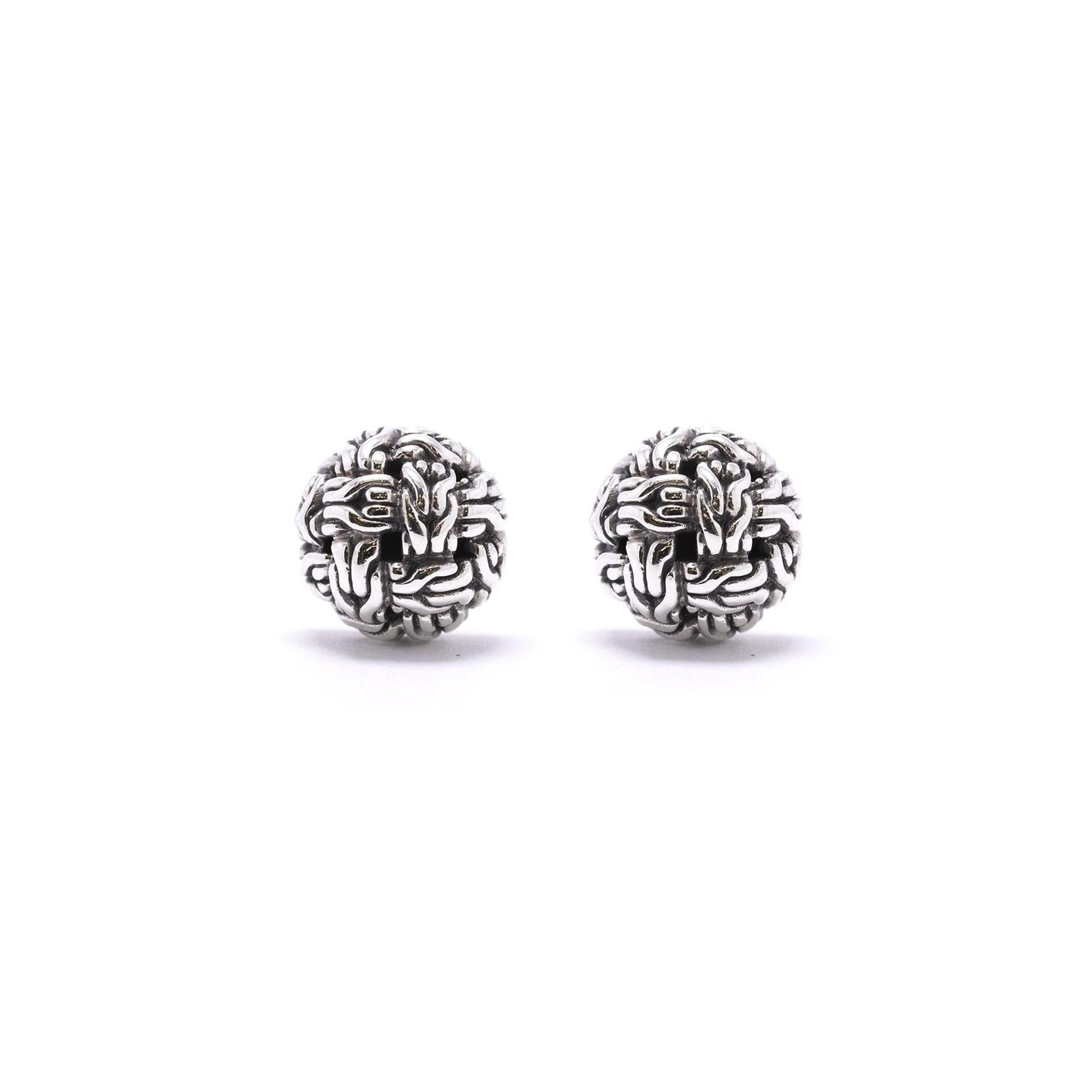 John Hardy Classic Knot Chain Stud Earrings