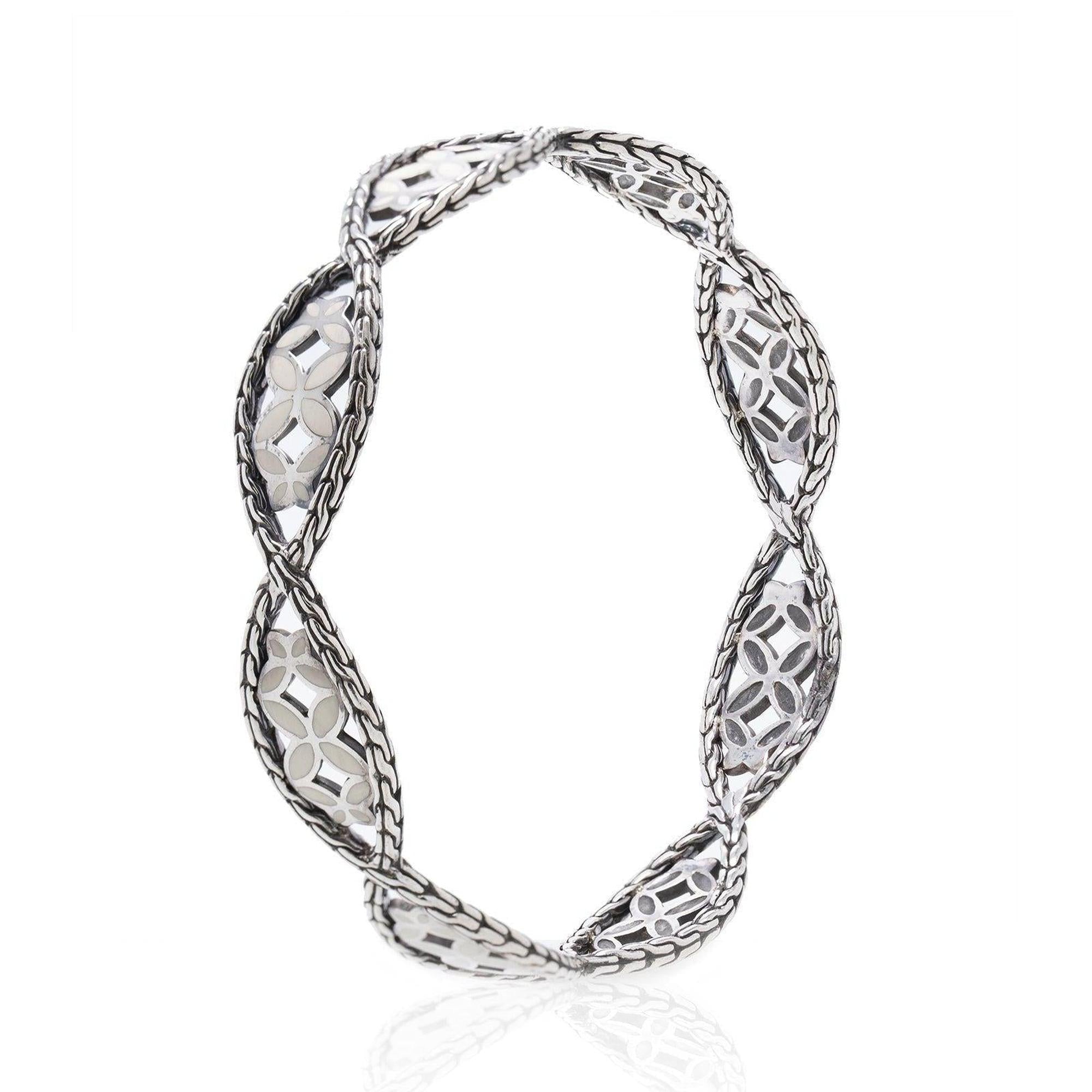 John Hardy Enamel Kawung Bangle