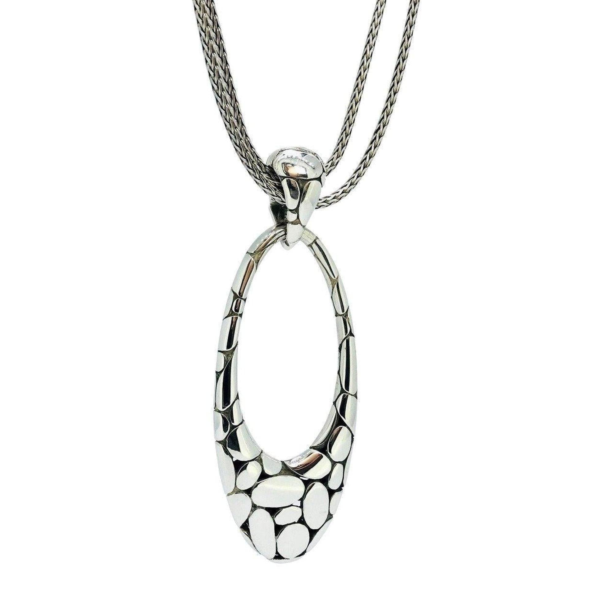 John Hardy Kali Oval Drop Pendant Necklace
