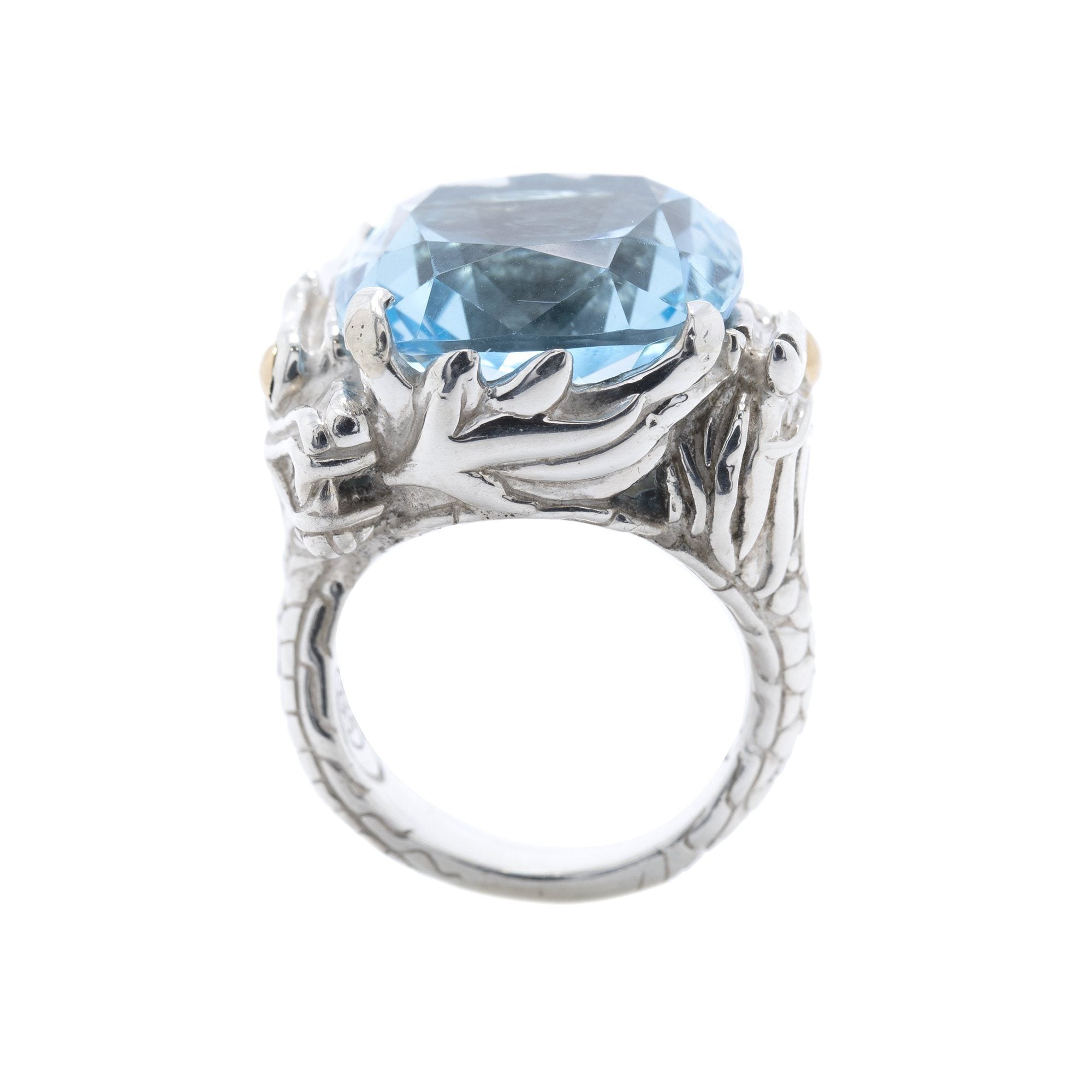 John Hardy Naga Blue Topaz Ring