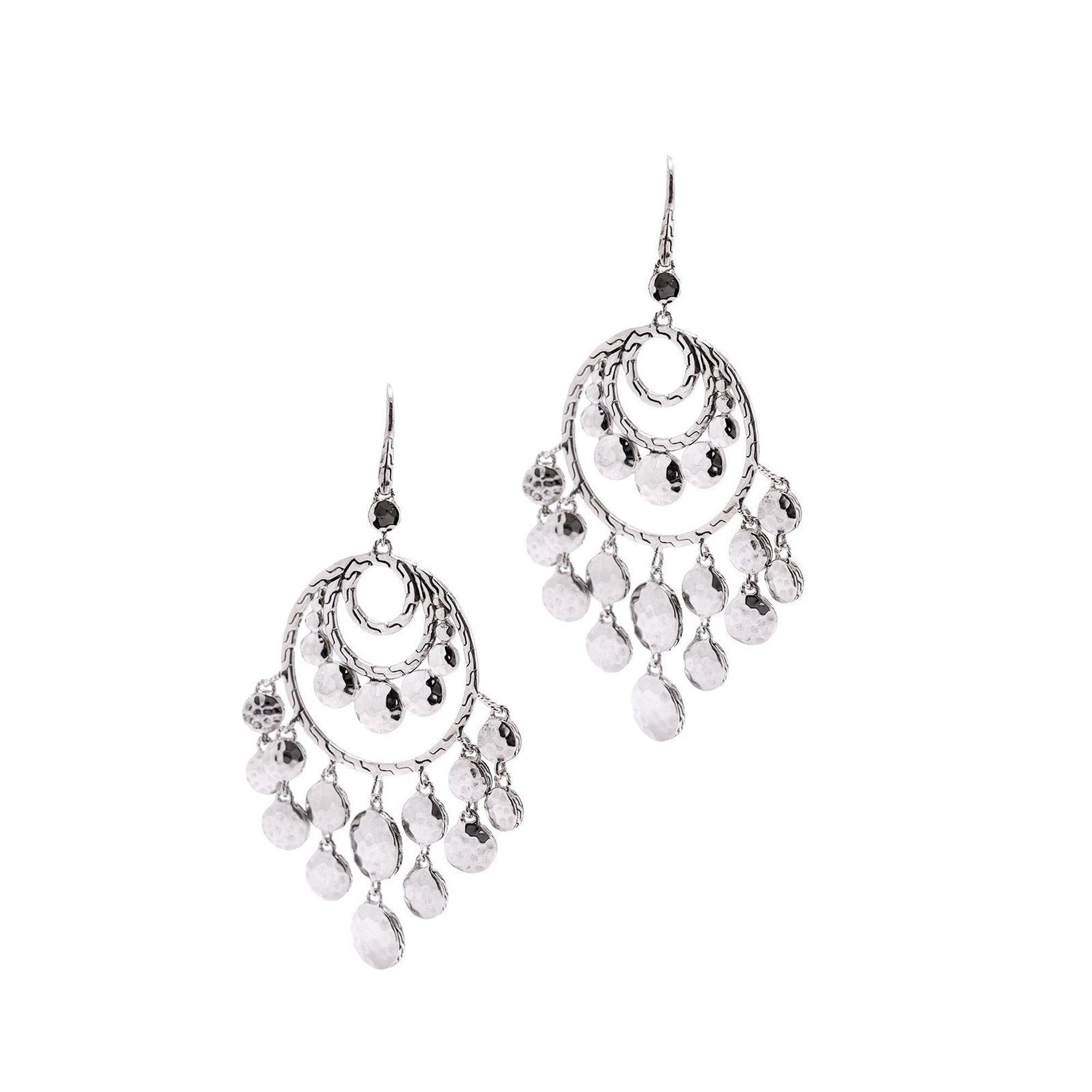 John Hardy Palu Disc Chandelier Earrings