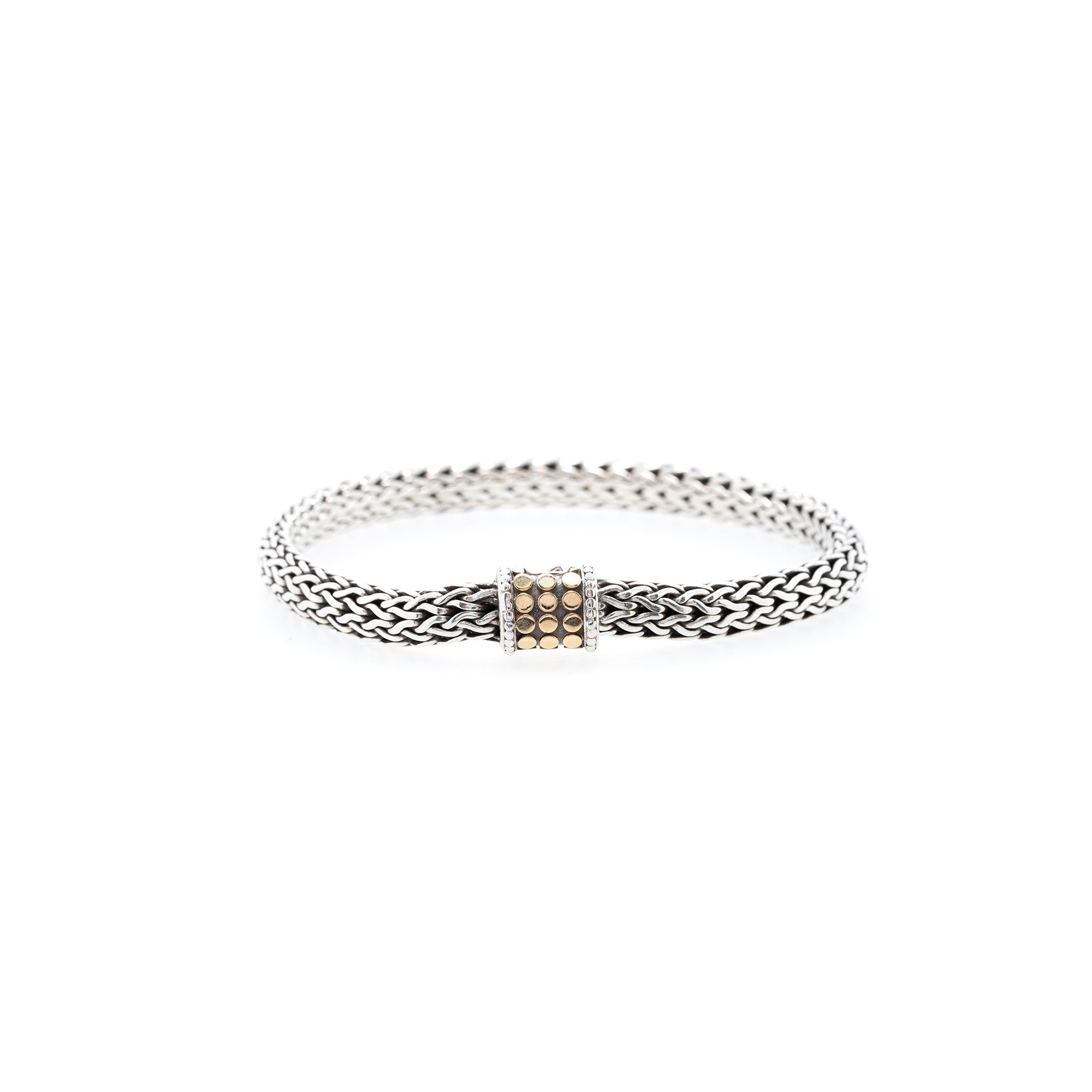John Hardy Two-Tone Dot Classic Chain Bracelet