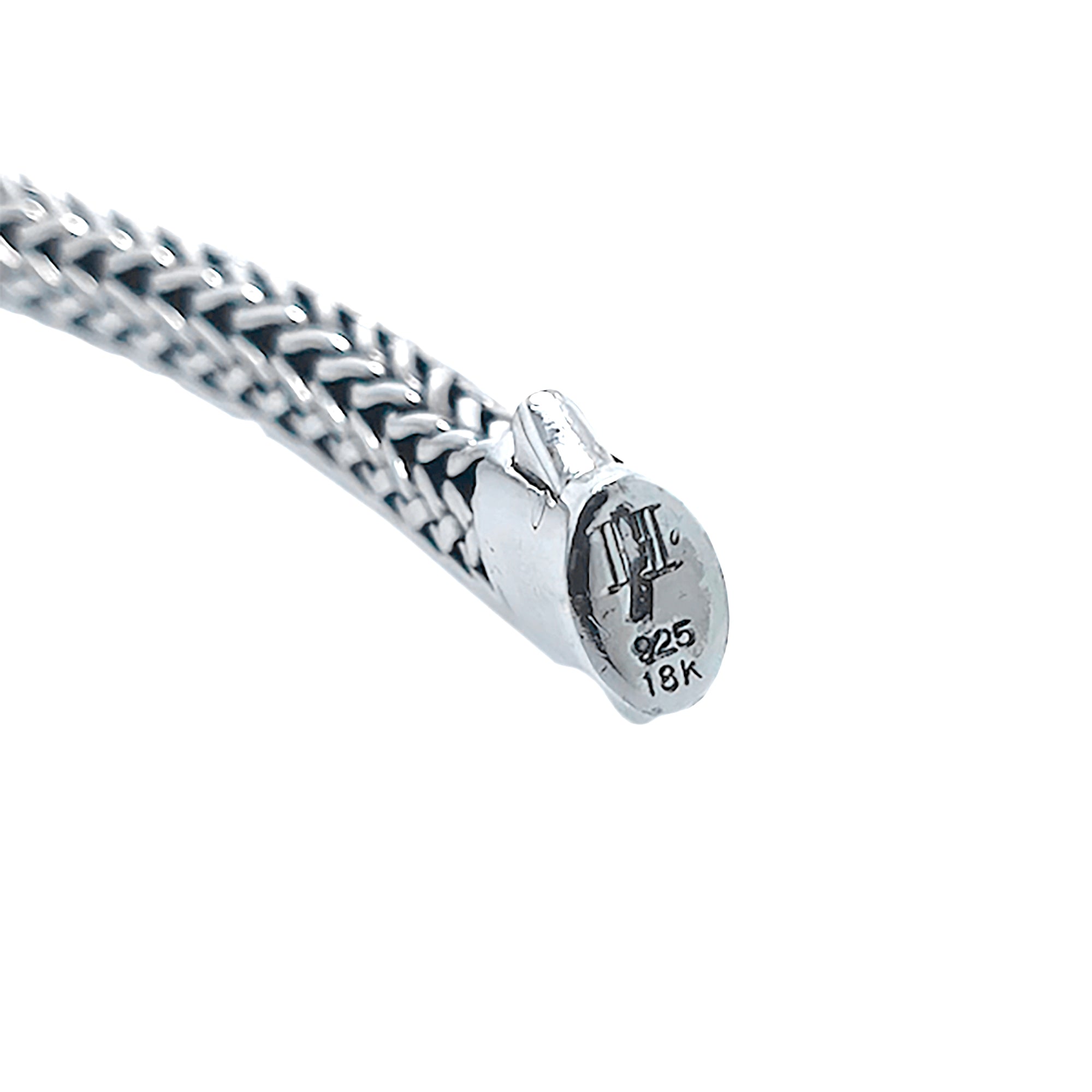John Hardy Two-Tone Dot Slide Pendant on Classic Chain Necklace