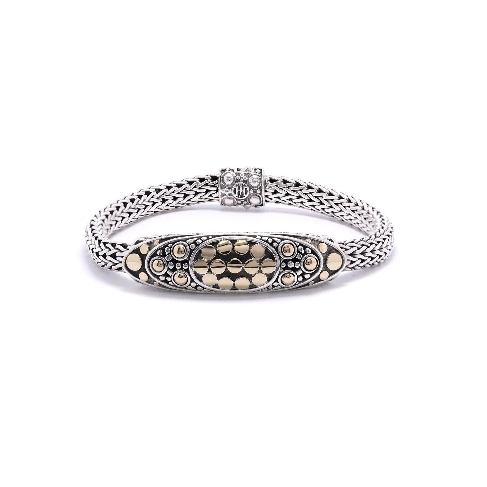 John Hardy Two-Tone Dot Station Bracelet