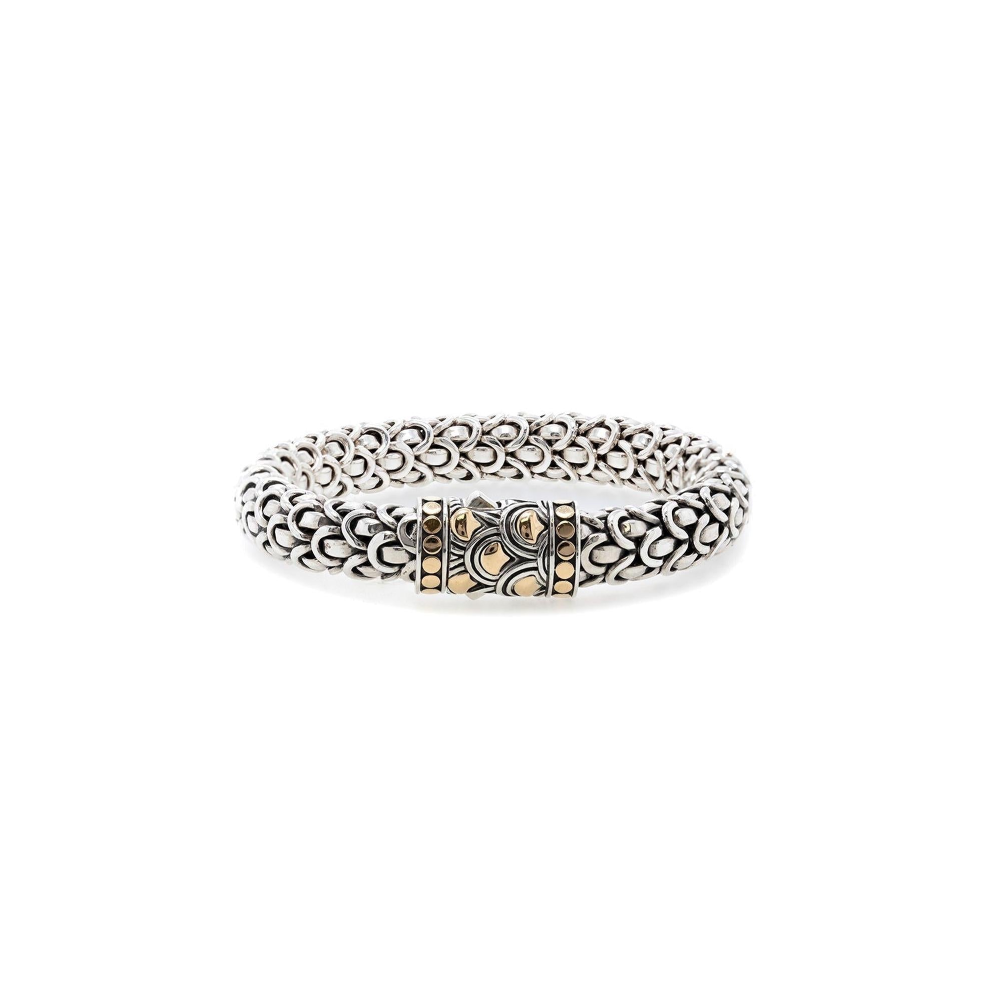 John Hardy Two-Tone Legends Naga Scale Bracelet, 10.5 mm