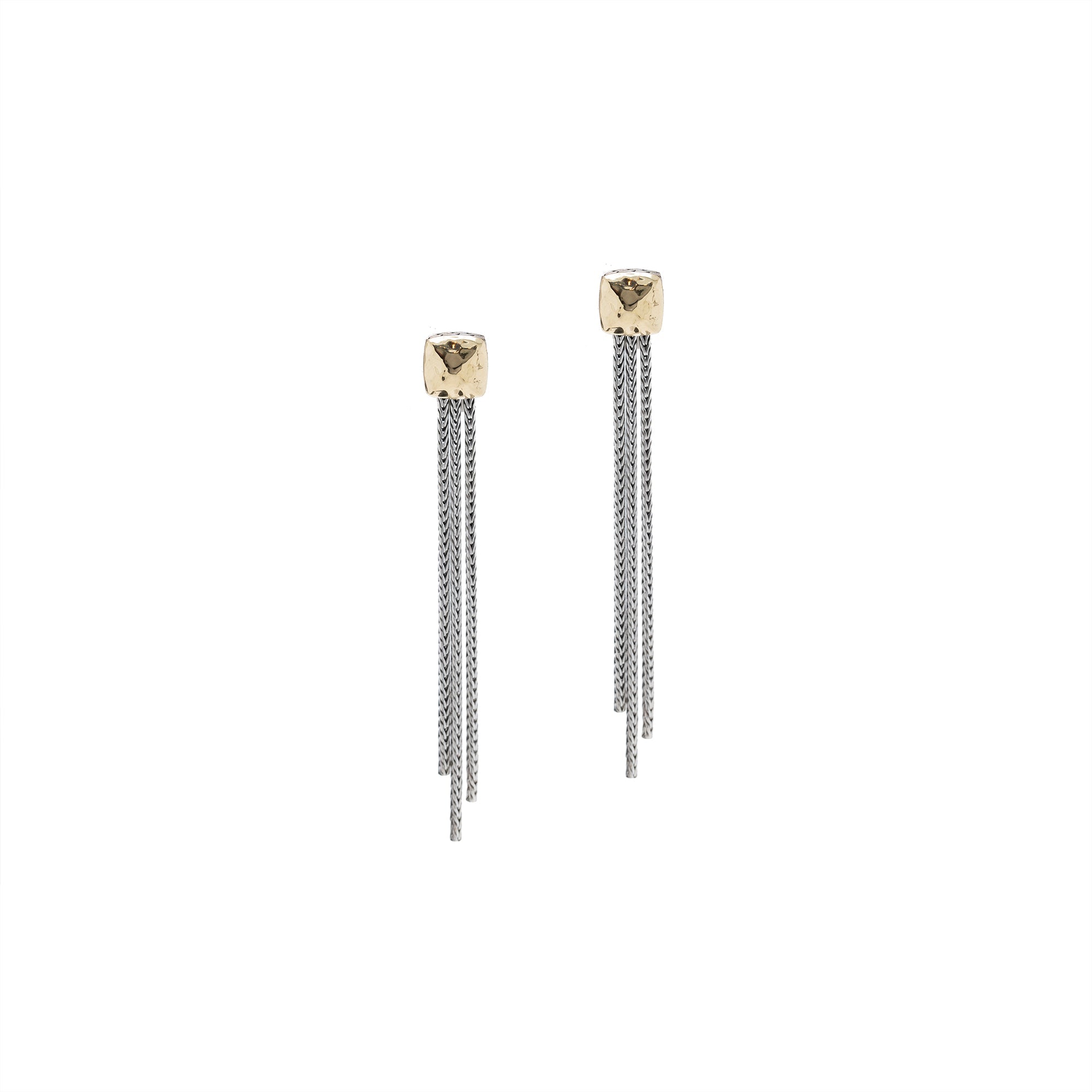 John Hardy Two-Tone Transformable Tassel Earrings