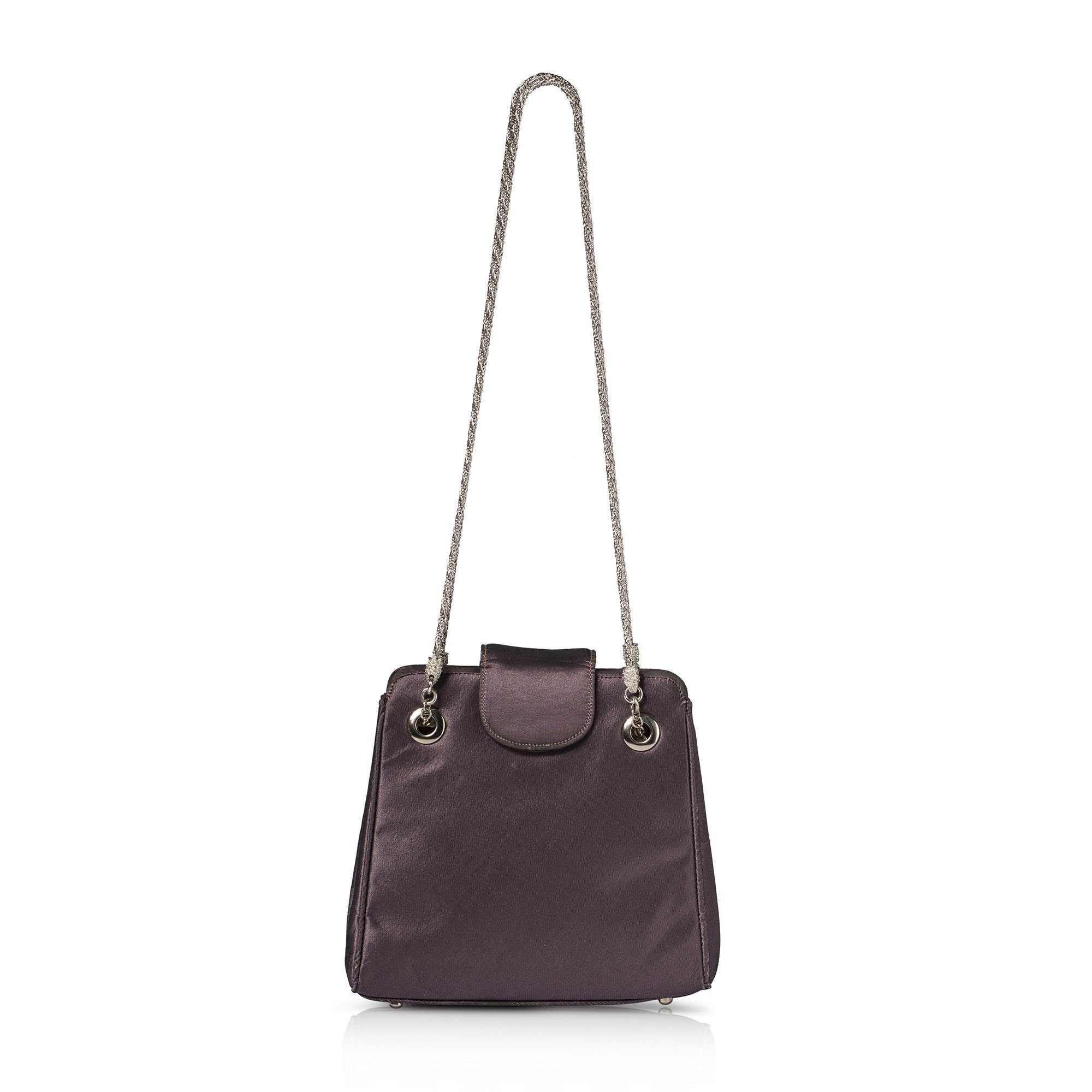 Judith Leiber Satin Mini Evening Bag