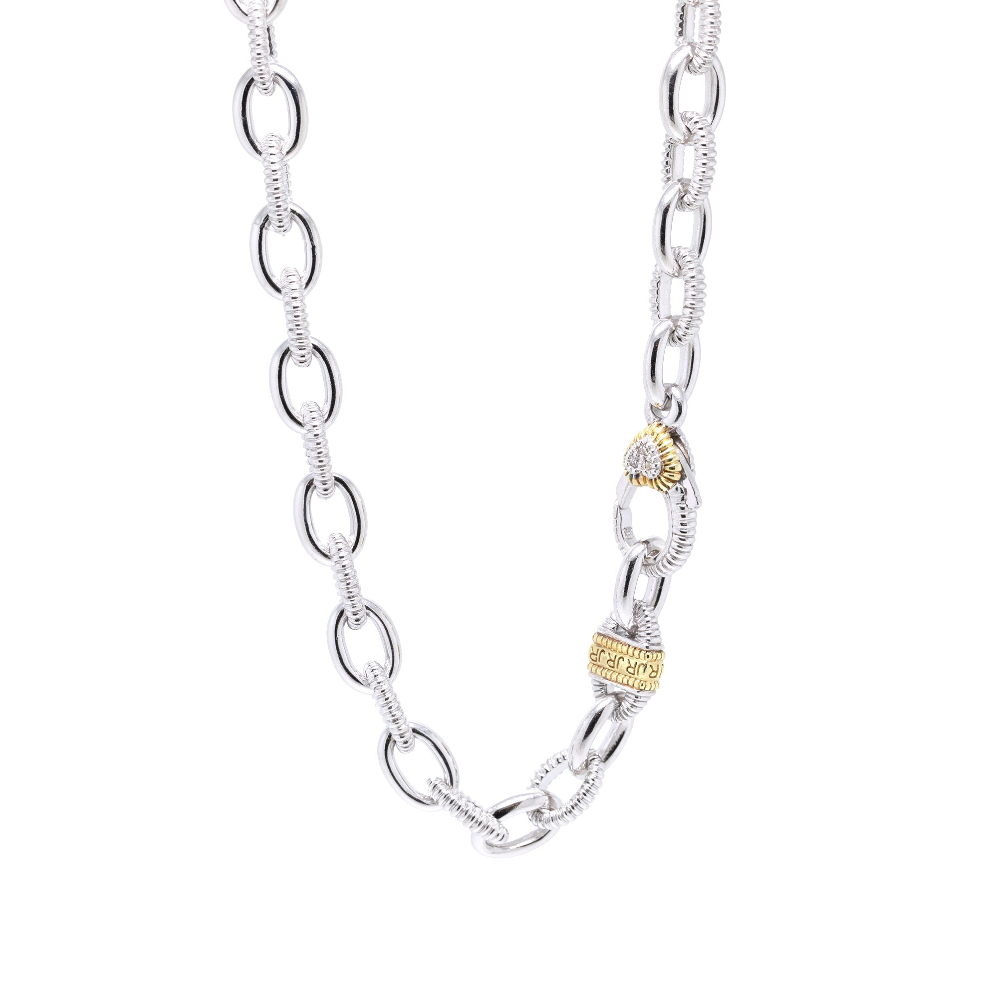 Judith Ripka Diamond Fontaine Chain Necklace