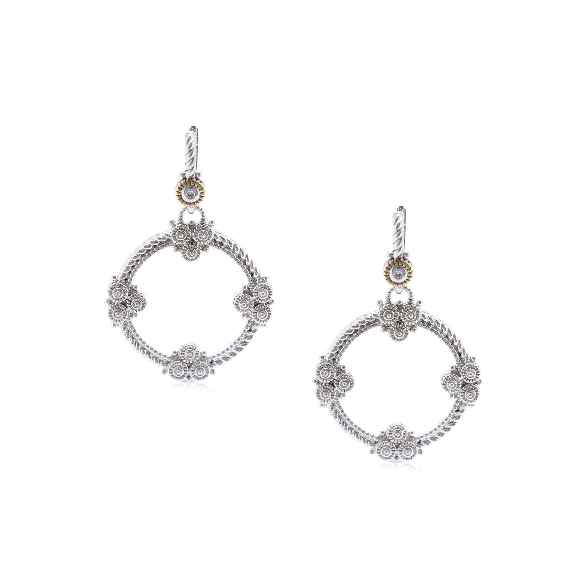 Judith Ripka Diamond Garland Drop Earrings