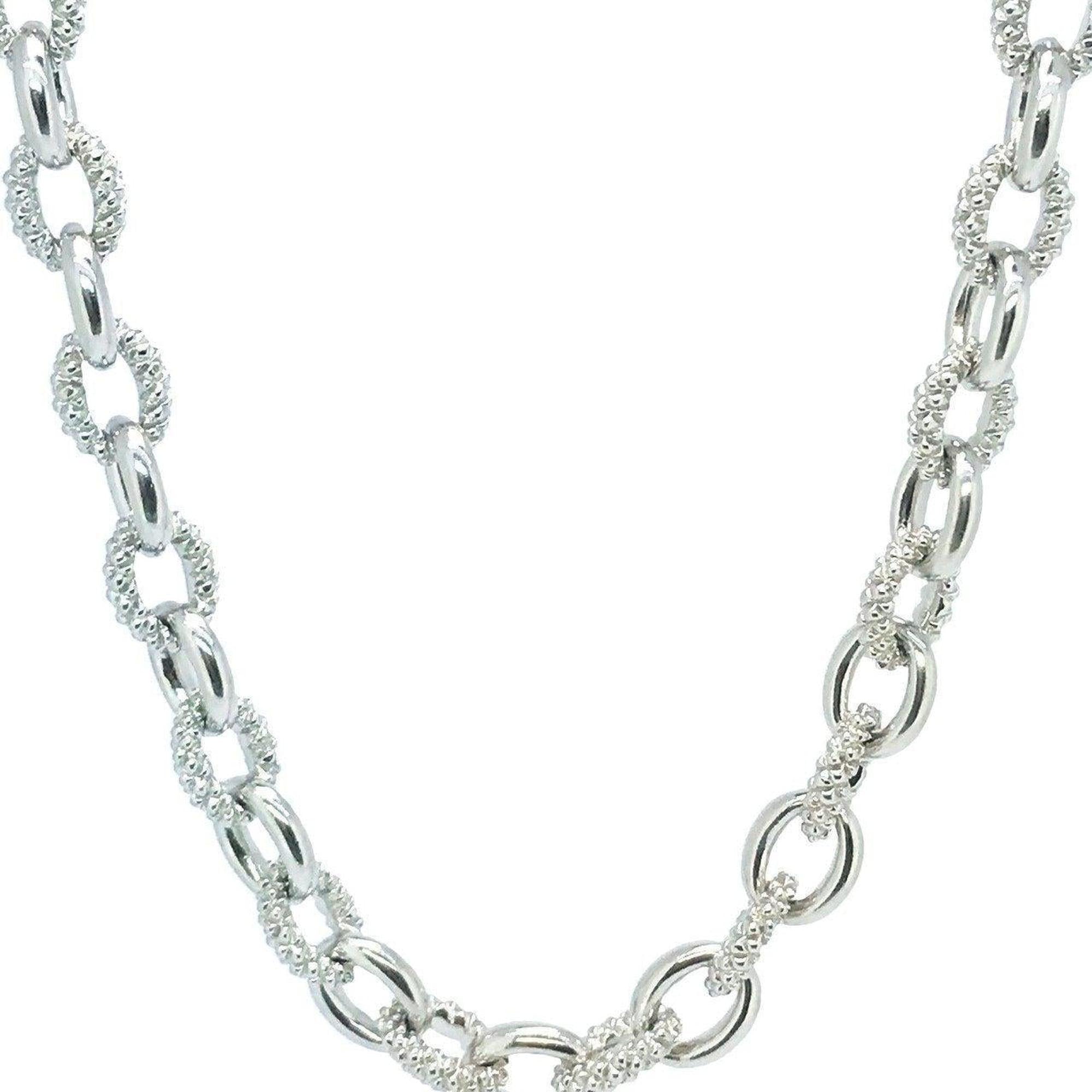 Judith Ripka Small Logo Fontaine Link Necklace