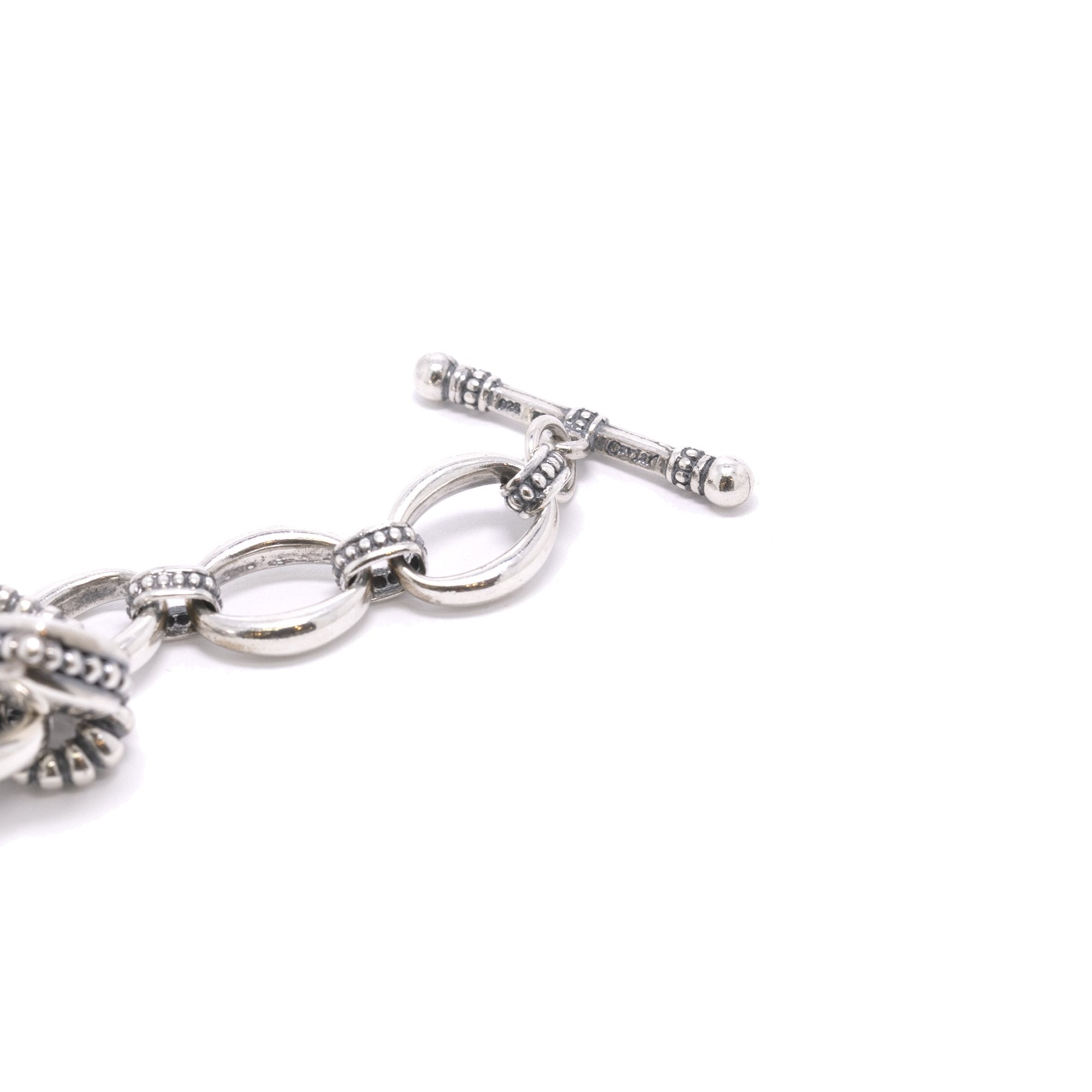 Lagos Two-Tone Beloved Heart Charm Bracelet