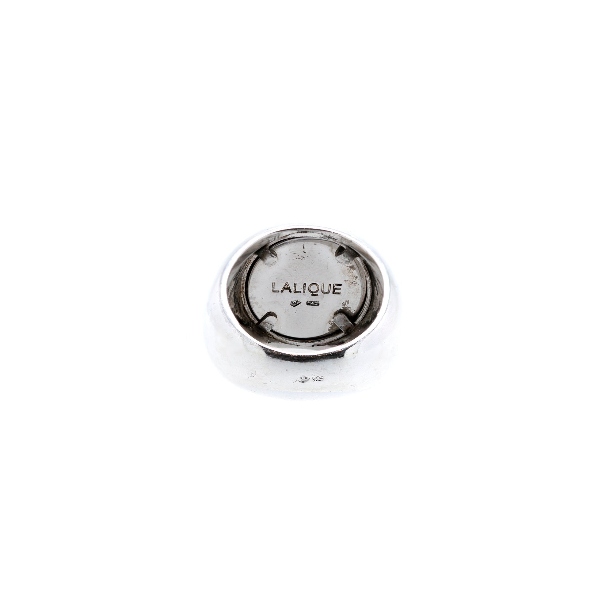 Lalique Cabochon Crystal Ring